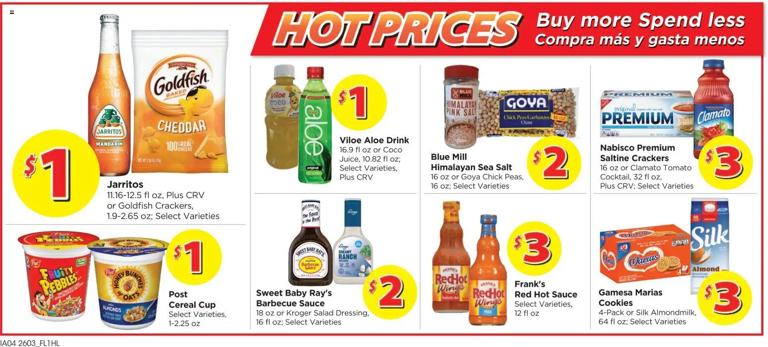 Food 4 Less Weekly Ad - valid from 18.02.2026 | Page: 6 | Products: Cookies, Salad, Sauce, Salt