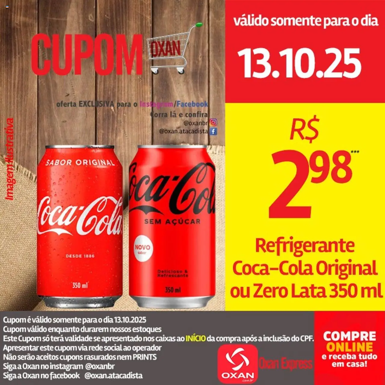 Oxan Atacadista Folheto - válido de 13.10.2025 | Página: 18 | Produtos: Açúcar, Refrigerante