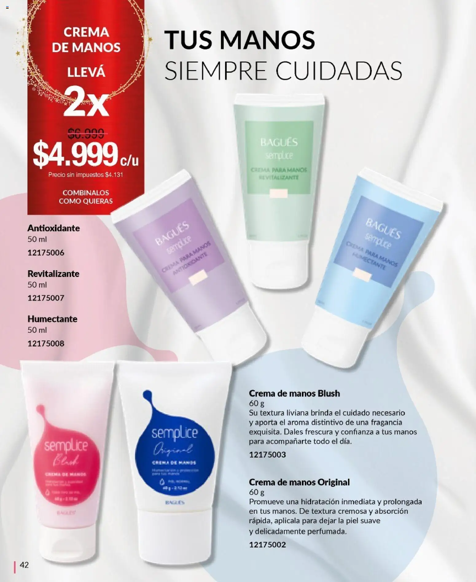 Bagués - Catálogo │ válido desde el 17.11.2025 | Página: 42 | Productos: Fragancia, Crema de manos, Crema