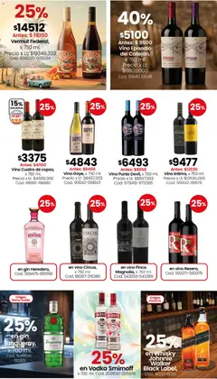 Vista previa Coto - Ofertas Semanales válido desde el 13.04.2026 | Página: 9 | Productos: Vodka, Whisky, Gin, Vino