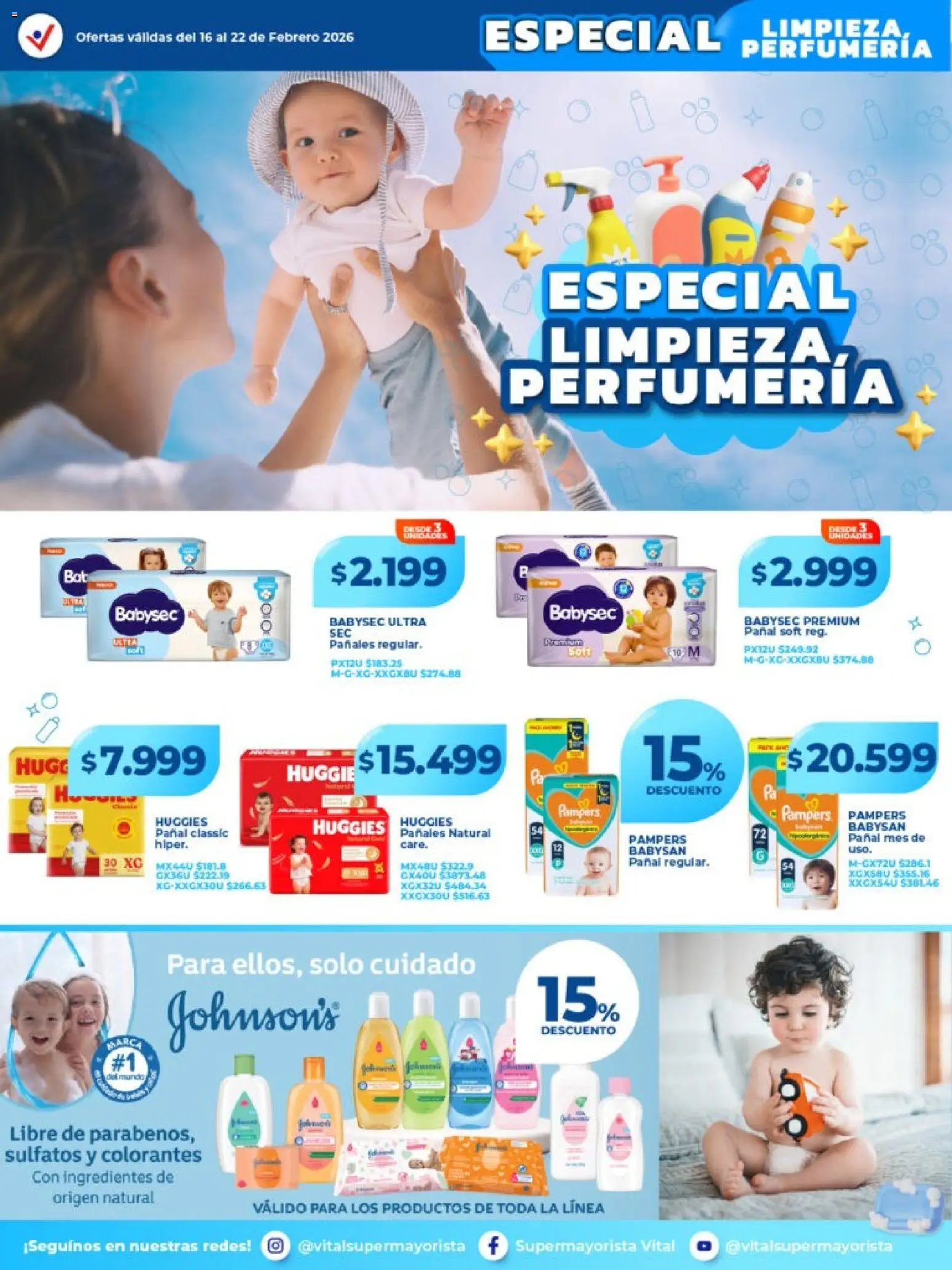 Vital - Especial limpieza │ válido desde el 16.02.2026 | Página: 6 | Productos: Pañales