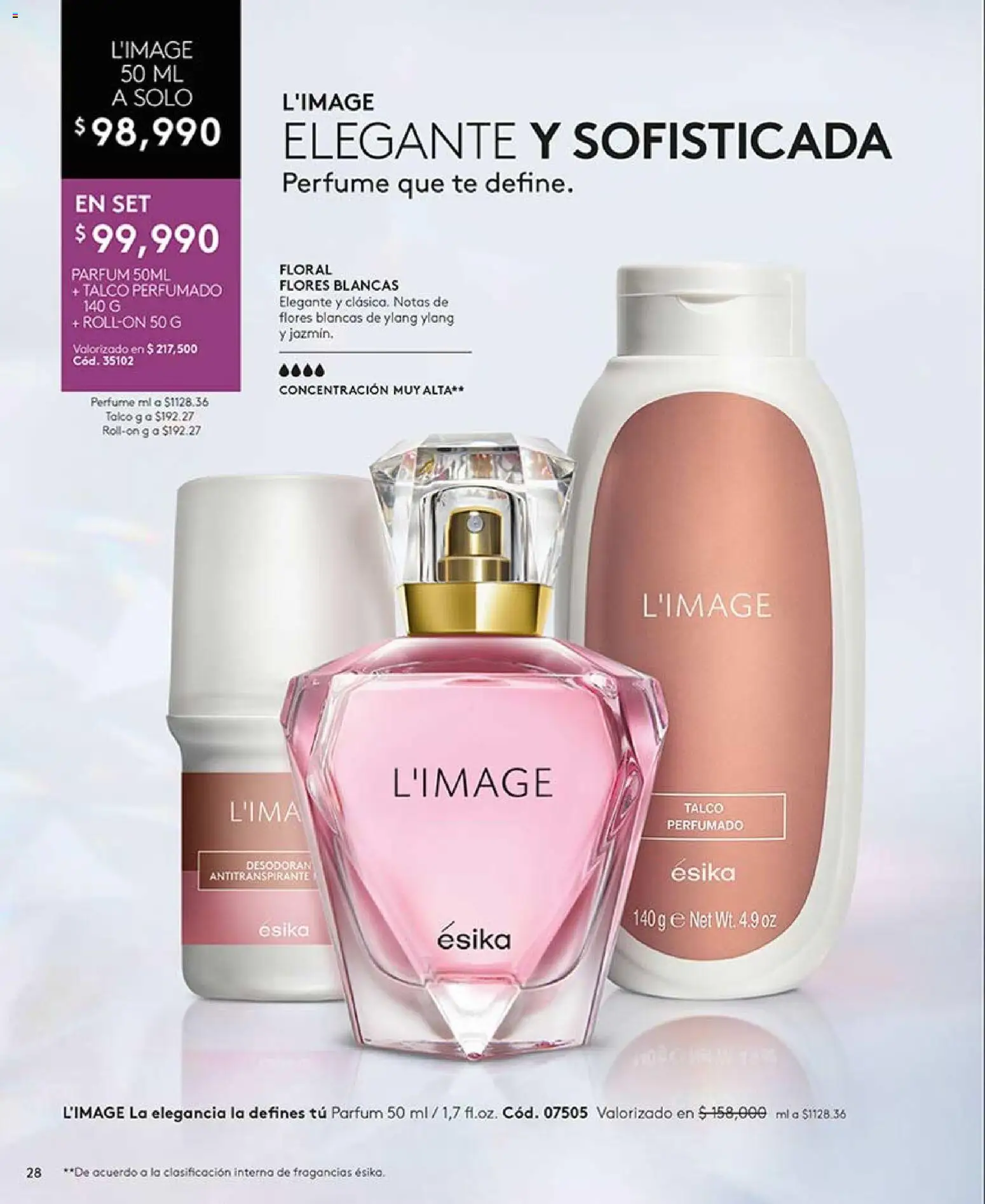 Ésika revista - valida desde el 13.03.2026 | Página: 28 | Productos: Té, Perfume, Antitranspirante