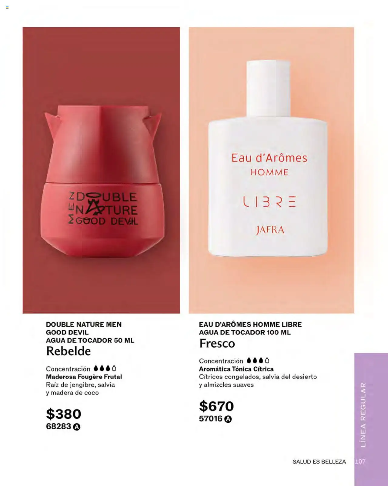 Nuevas ofertas de JAFRA válidas en toda la República Mexicana desde el 01.07.2025. ¡Encuentra las mejores ofertas en JAFRA catálogo! | Página: 107