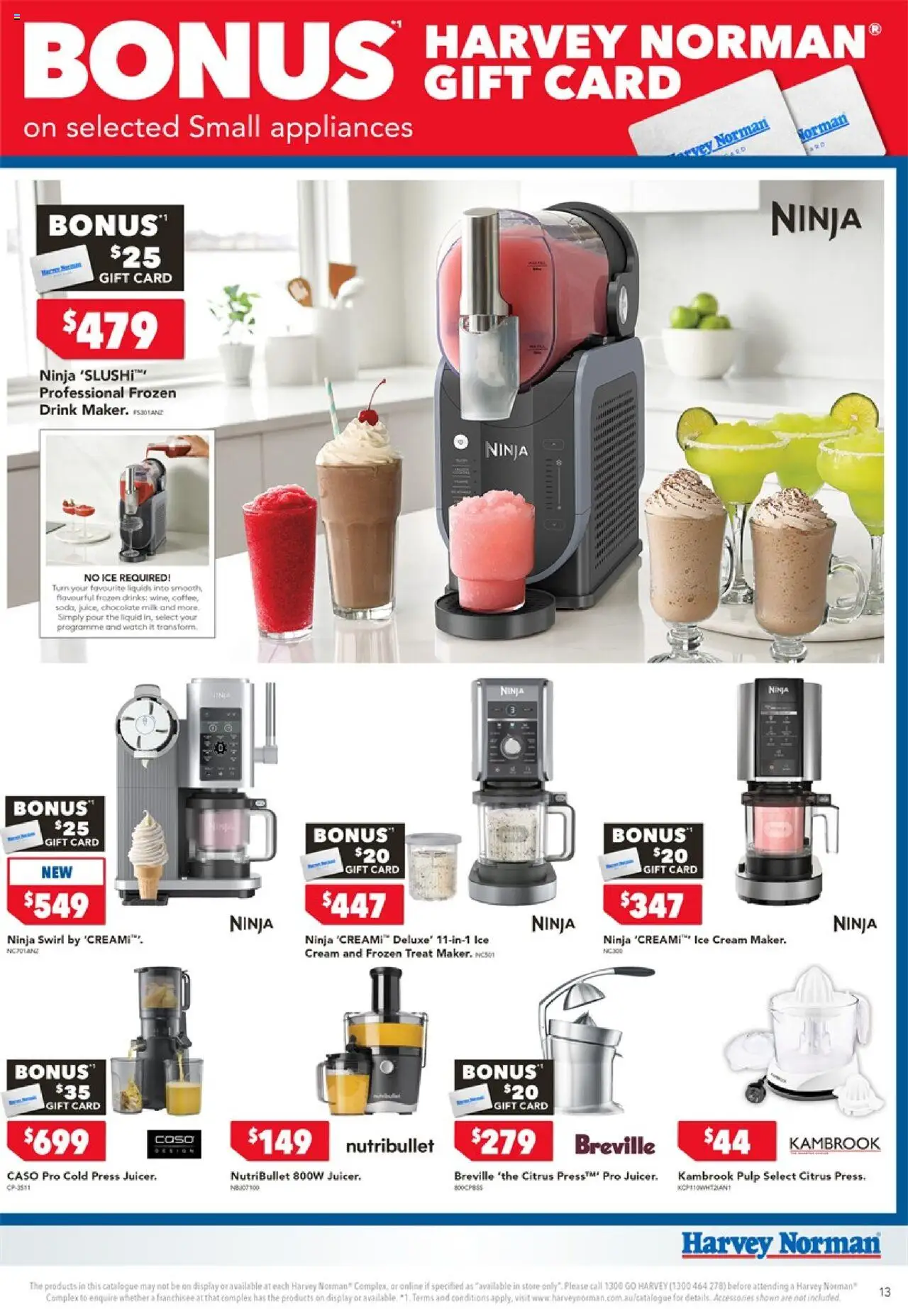 Harvey Norman catalogue - valid from 18.10.2025 | Page: 13 | Products: Milk, Chocolate, Cream, Accessories