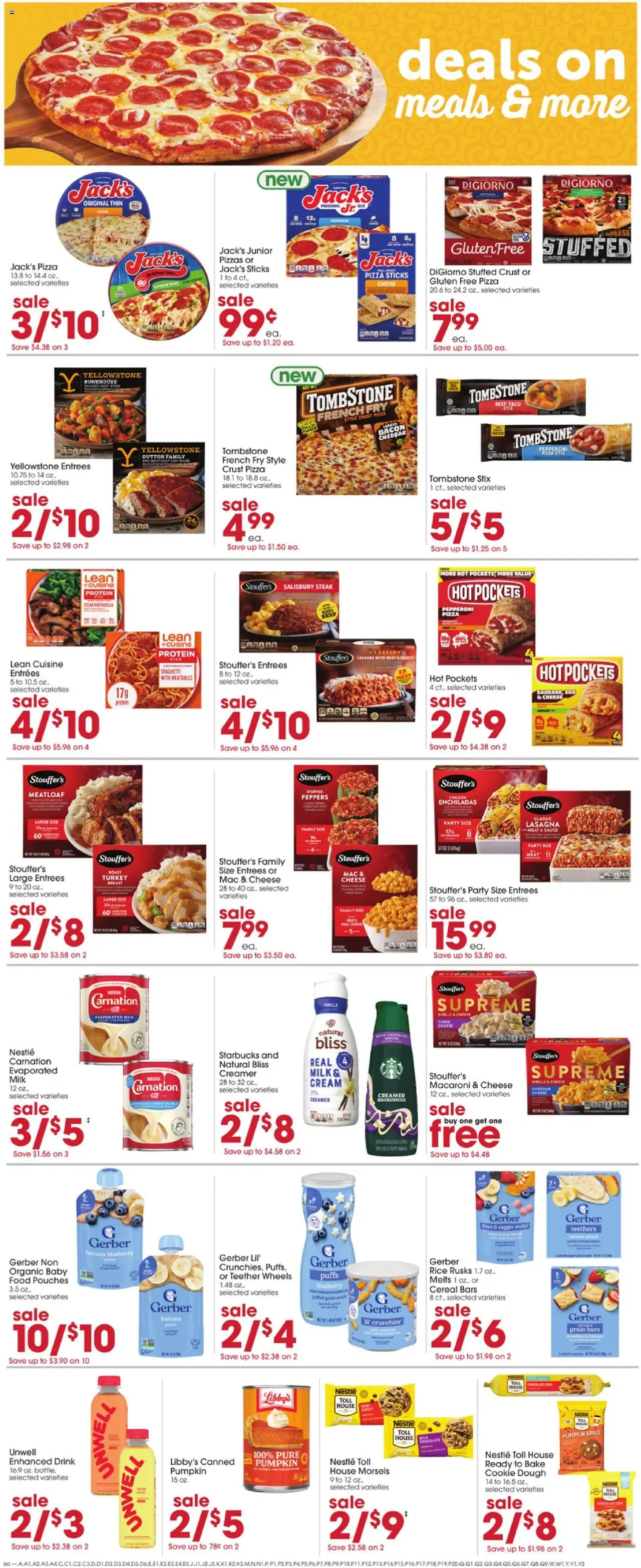 Giant Eagle Weekly Ad - valid from 23.10.2025 | Page: 4 | Products: Milk, Chocolate, Beef, Peach