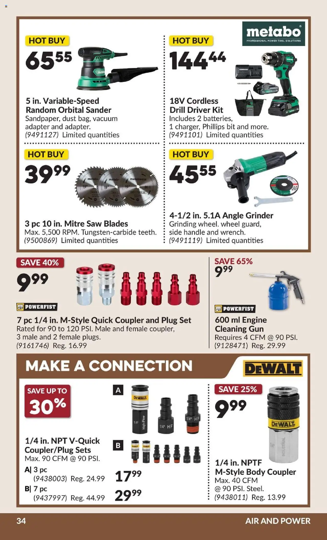 Princess Auto flyer valid from 23.09.2025 | Page: 40 | Products: PC, Adapter, Grinder