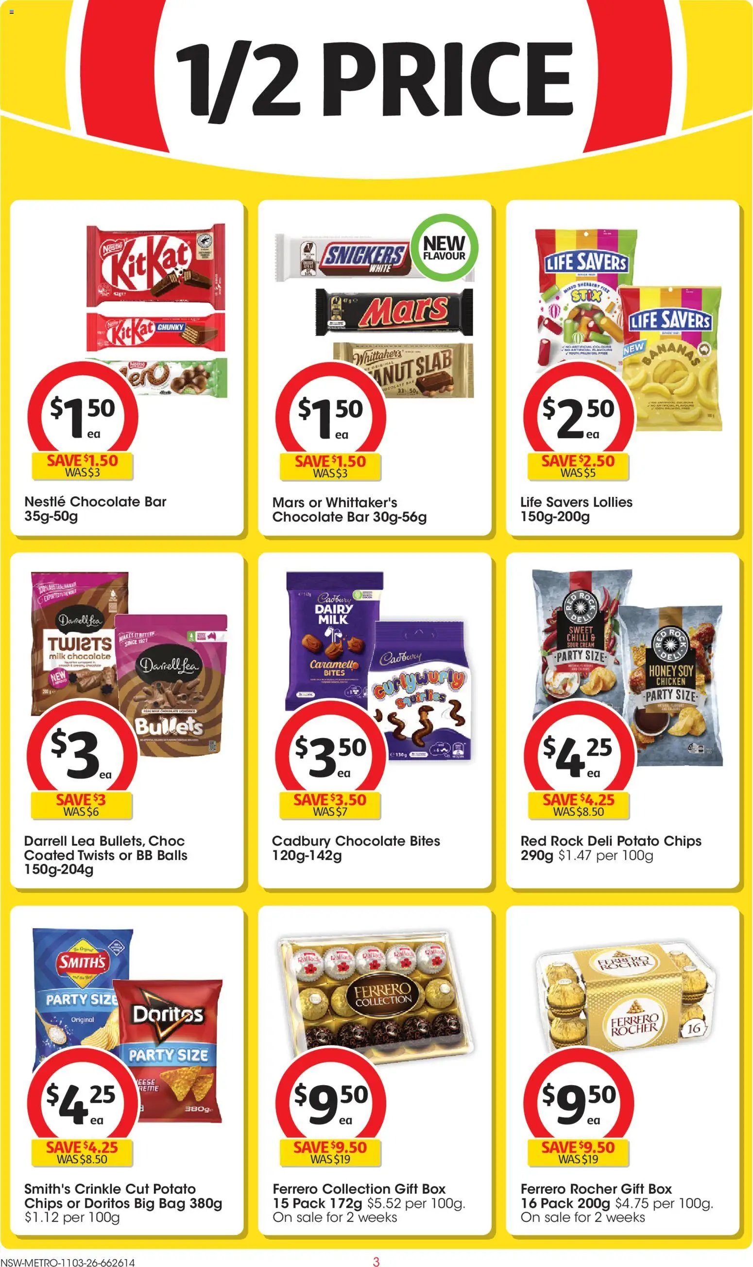 Coles catalogue - valid from 11.03.2026 | Page: 3 | Products: Box, Milk, Chips, Chilli