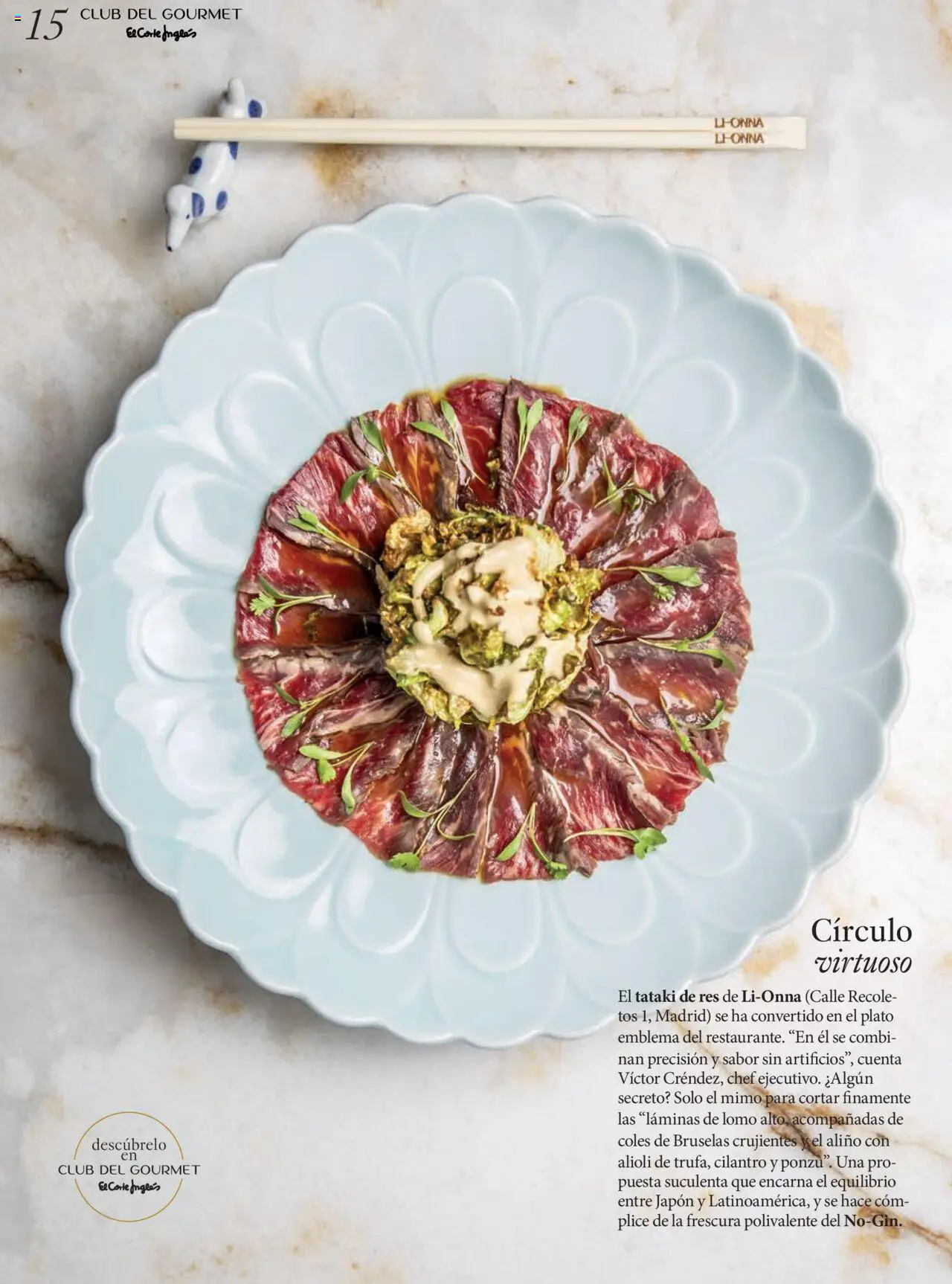 Nuevas ofertas de El Corte Inglés válidas en toda la República Mexicana desde el 29.09.2025. ¡Encuentra las mejores ofertas en El Corte Inglés - Catálogo Gourmet Magazine Otoño! | Página: 15 | Productos: Res