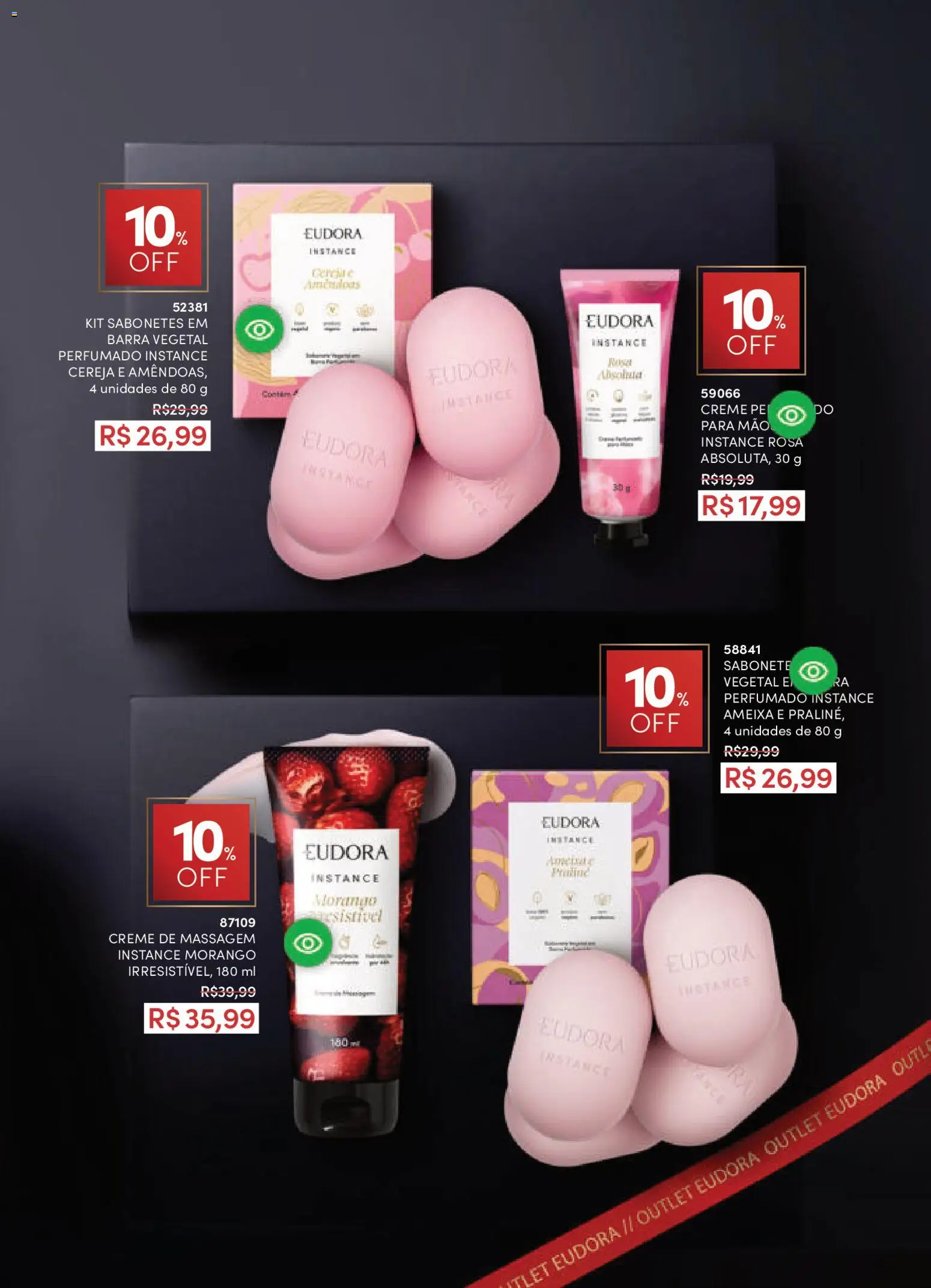 Eudora Folheto - válido de 08.01.2026 | Página: 26 | Produtos: Cereja, Creme, Sabonete, Ameixa