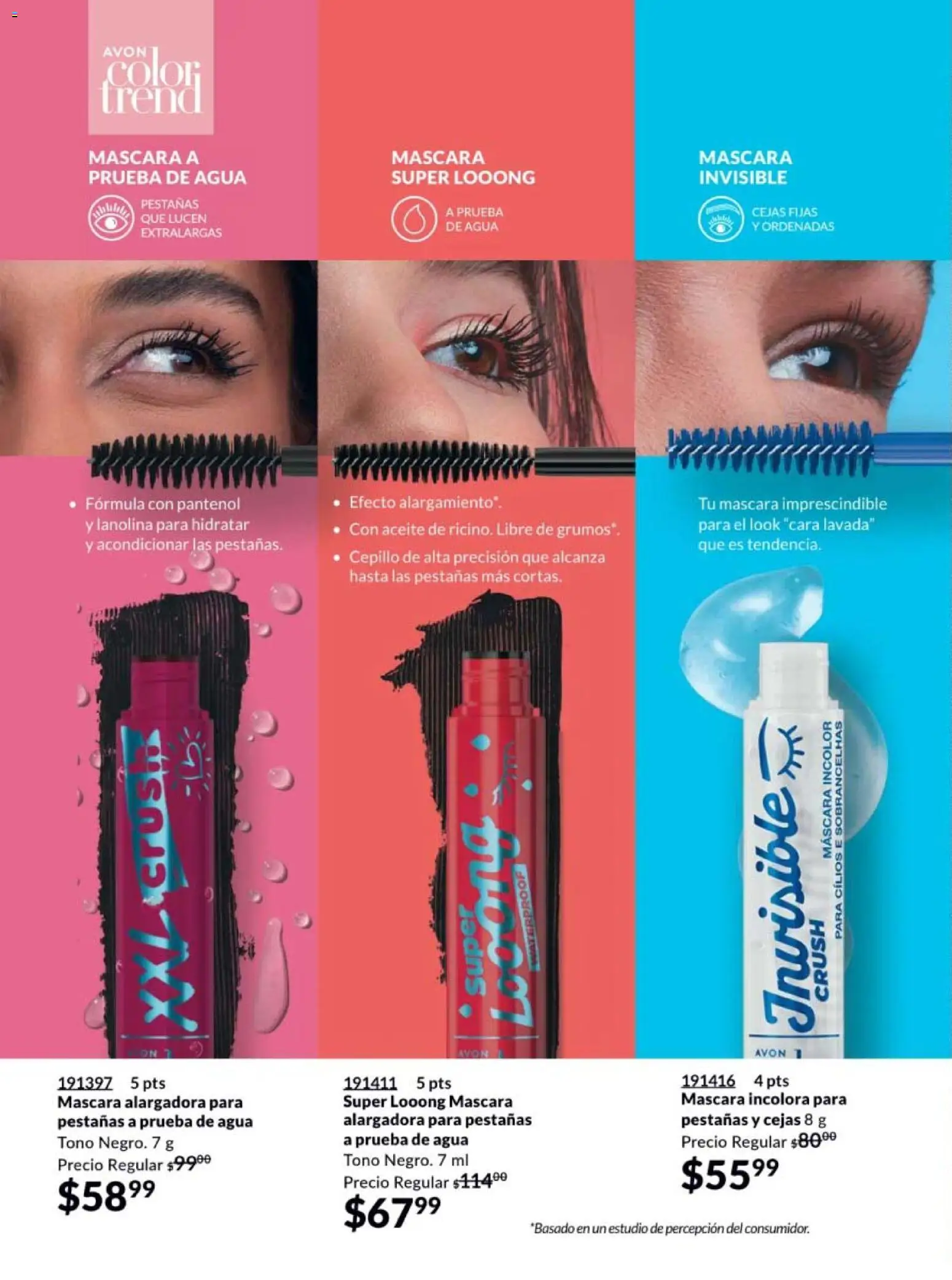 Nuevas ofertas de AVON válidas en toda la República Mexicana desde el 20.02.2026. ¡Encuentra las mejores ofertas en AVON campaña 4 2026! | Página: 44 | Productos: Cepillo, Máscara, Agua, Aceite