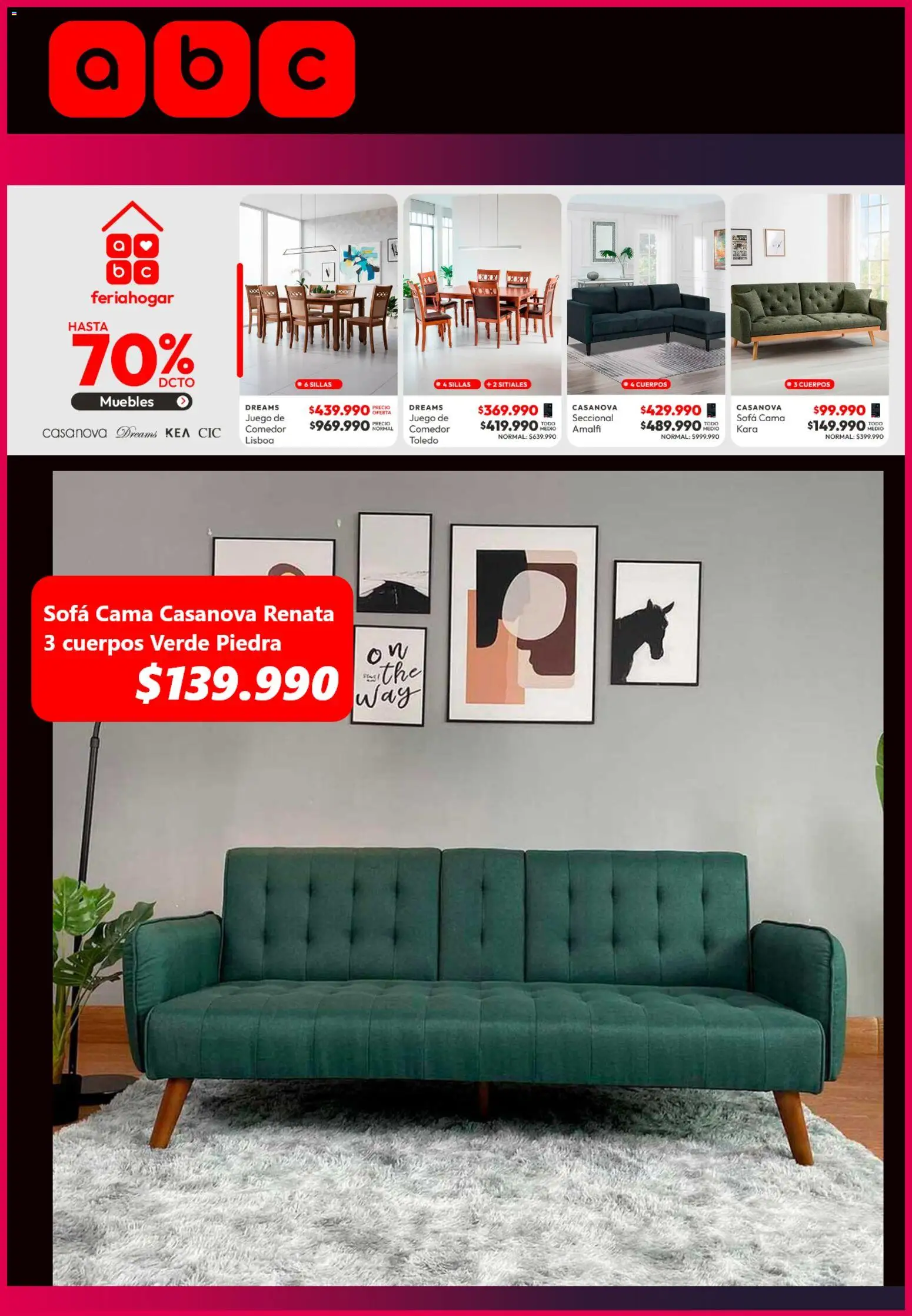 ABC Ofertas  │ válido desde el 09.04.2026 | Página: 2 | Productos: Cama, Sofá