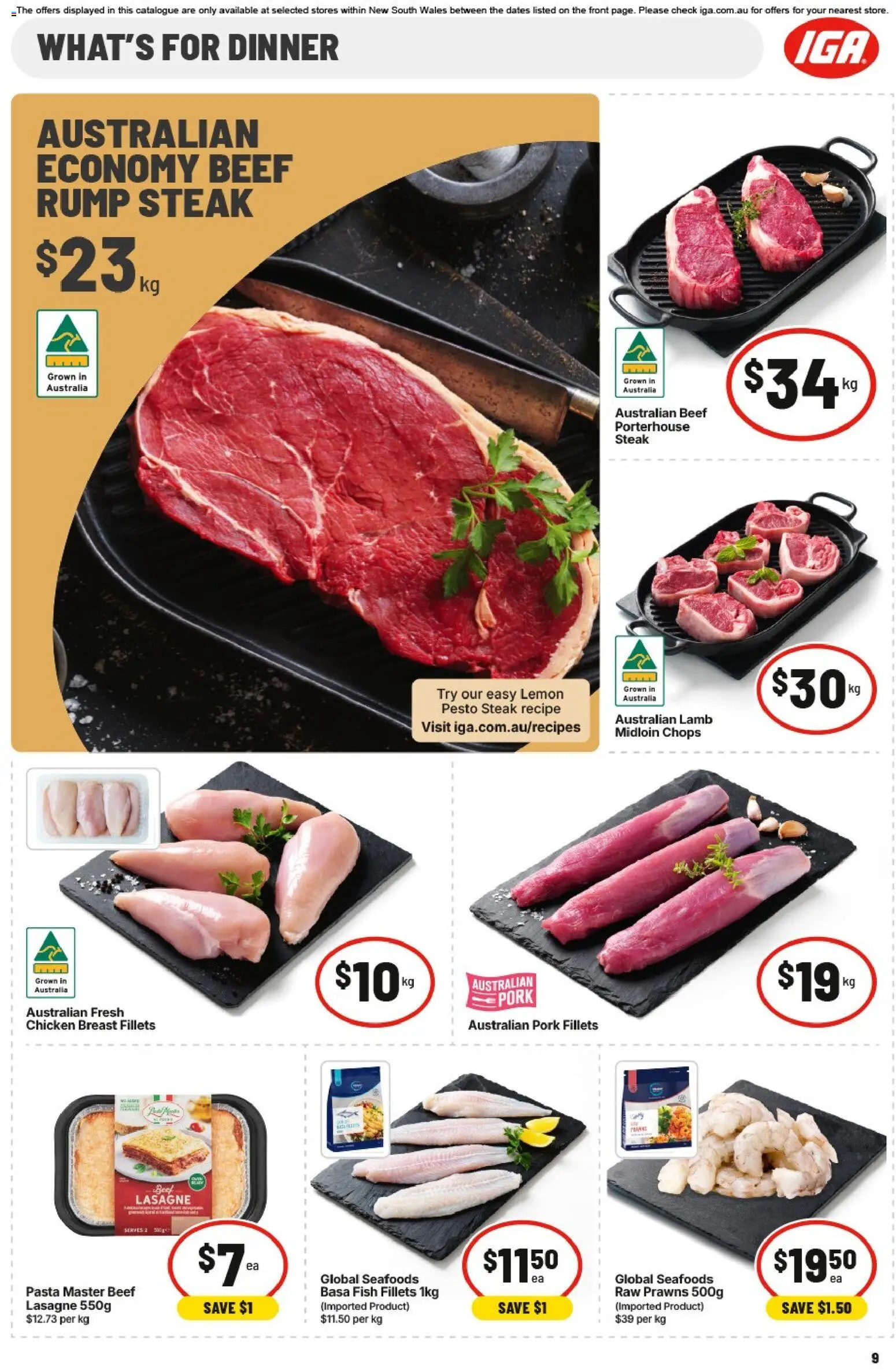 IGA catalogue - valid from 15.04.2026 | Page: 12 | Products: Tomatoes, Fish, Vegetables, Oven