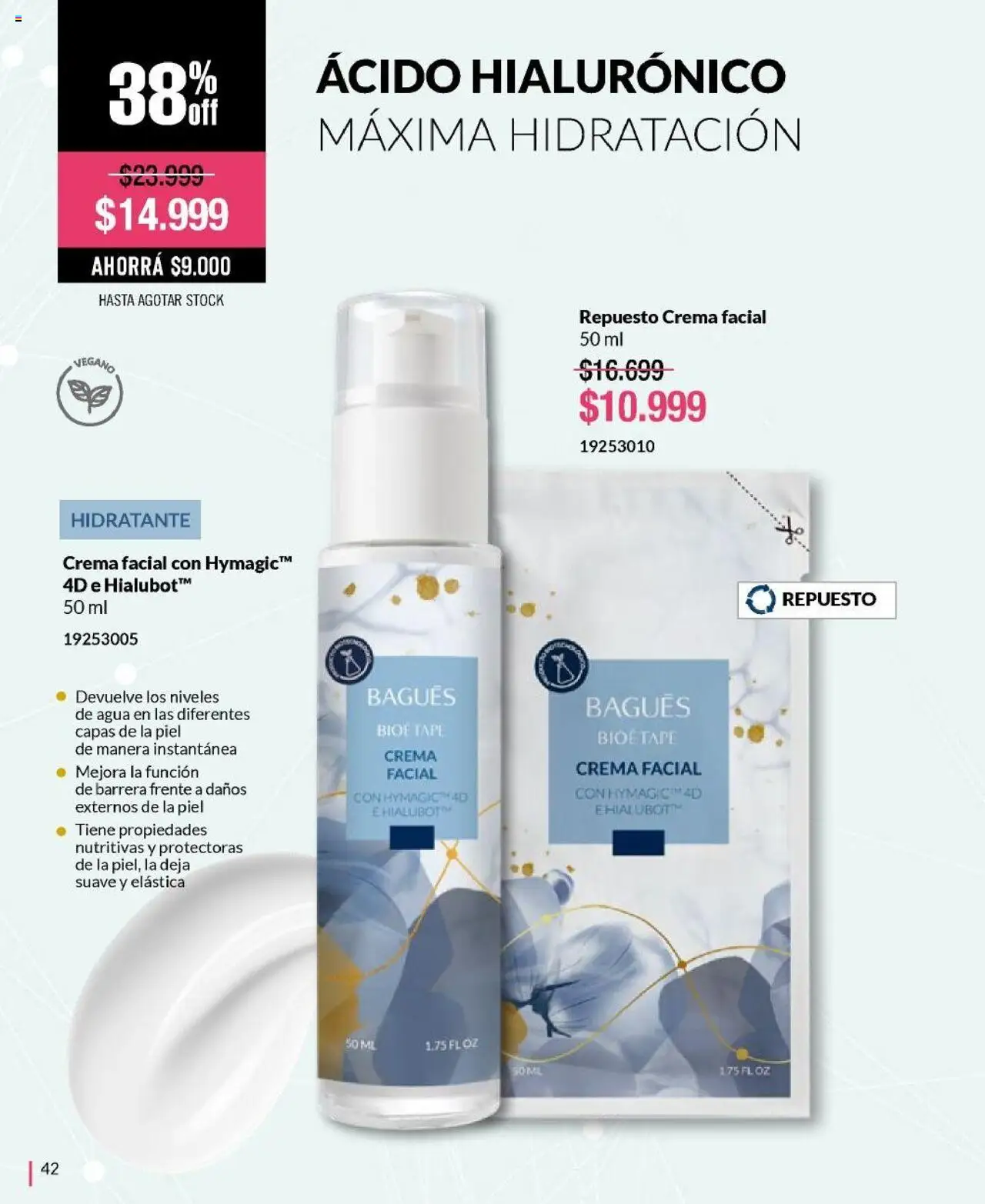 Bagués catálogo │ válido desde el 01.06.2025 | Página: 42 | Productos: Agua, Crema
