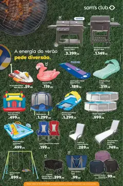 Sam's Club - Ofertas de Verão - Pré-Visualização do folheto da loja Sam's Club, válido de 16.12.2025 | Página: 4 | Produtos: Colchão inflável, Lancheira, Cadeira, Carrinho
