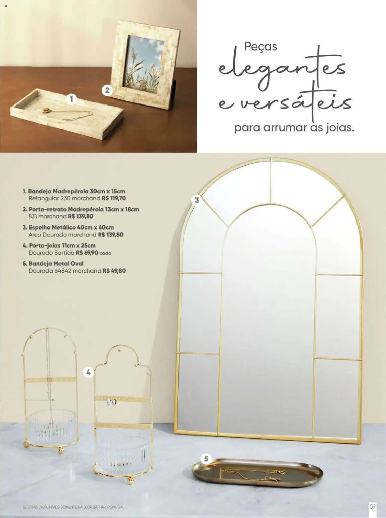 Zaffari Folheto - válido de 27.11.2025 | Página: 9 | Produtos: Espelho, Bandeja