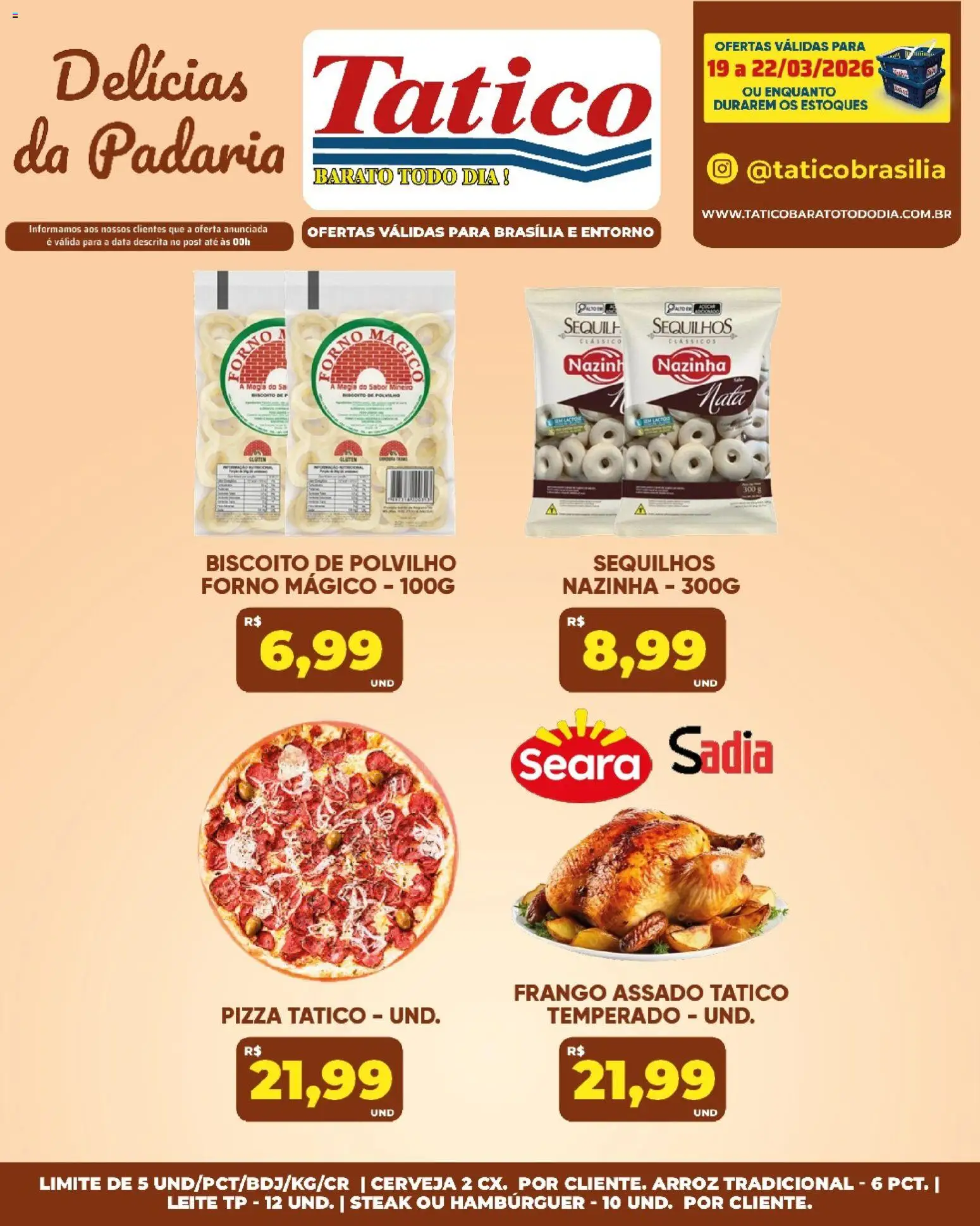 Tatico Folheto - válido de 21.03.2026 | Página: 53 | Produtos: Forno, Polvilho, Leite, Cerveja