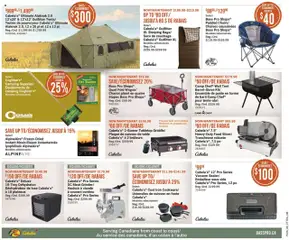 Preview of Cabelas weekly flyer / circulaire from shop Cabelas valid from 09.10.2025 | Page: 9 | Products: Iron, Cooker, Table