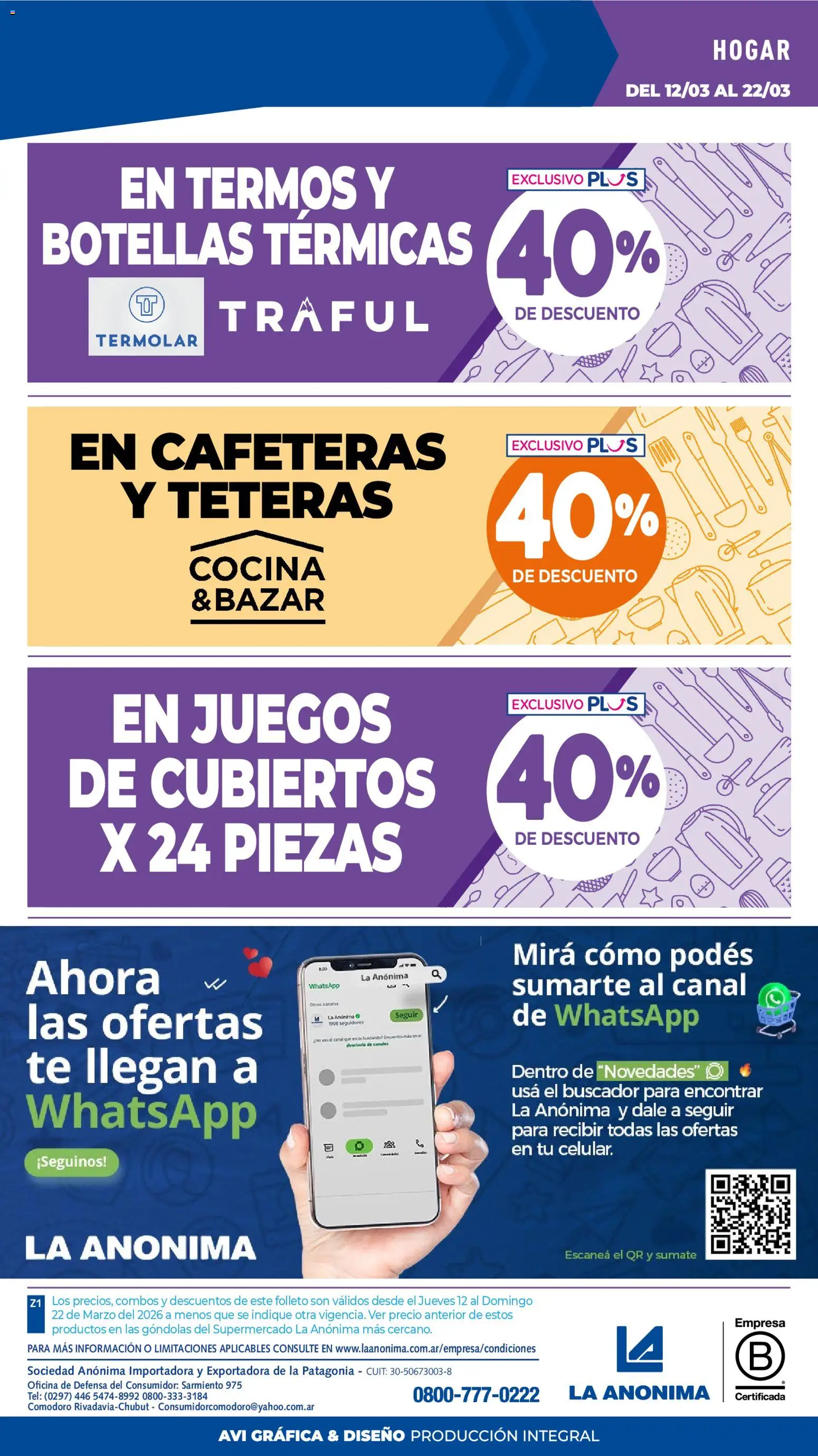 La Anonima catálogo │ válido desde el 13.03.2026 | Página: 37 | Productos: Cocina, Té