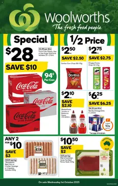 Preview of Weekly catalogue Woolworths PT Hedland 01/10 - valid from 01.10.2025