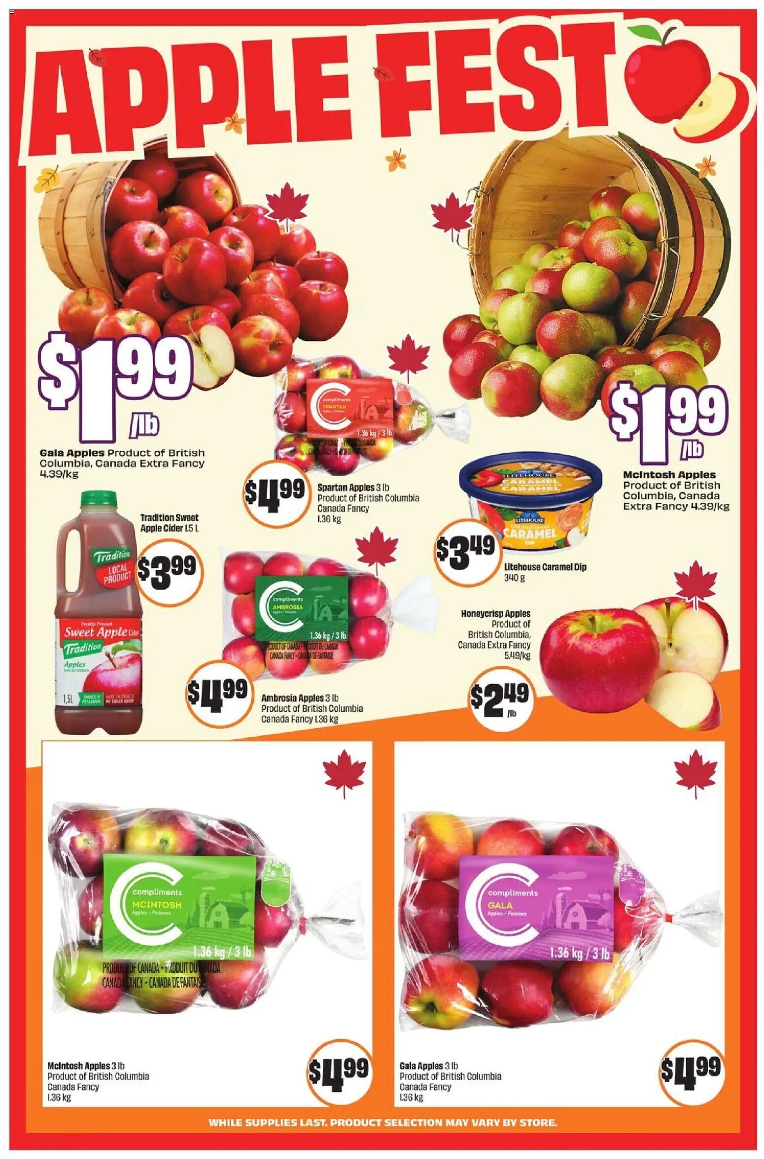 FreshCo flyer valid from 30.10.2025 | Page: 5 | Products: Apples