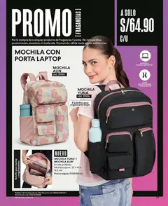 Vista previa de folleto CyZone catálogo - Campaña 7 de la CyZone válido desde 04.04.2026 | Página: 33 | Productos: Mochila