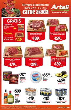 Vista previa de Arteli folleto Carnes Suc. Valles, nuevo folleto de la tienda, válido en México a partir del 13.02.2026