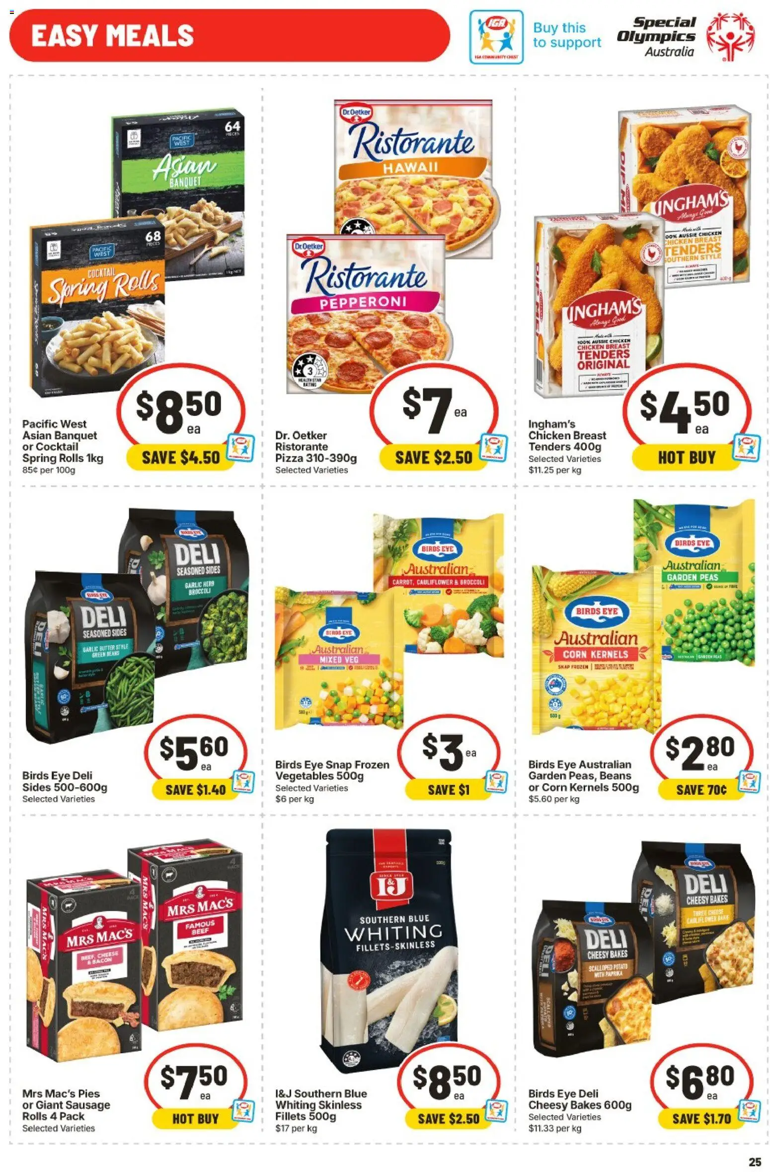 IGA catalogue - valid from 29.04.2026 | Page: 26 | Products: Butter, Pizza, Beef, Vegetables