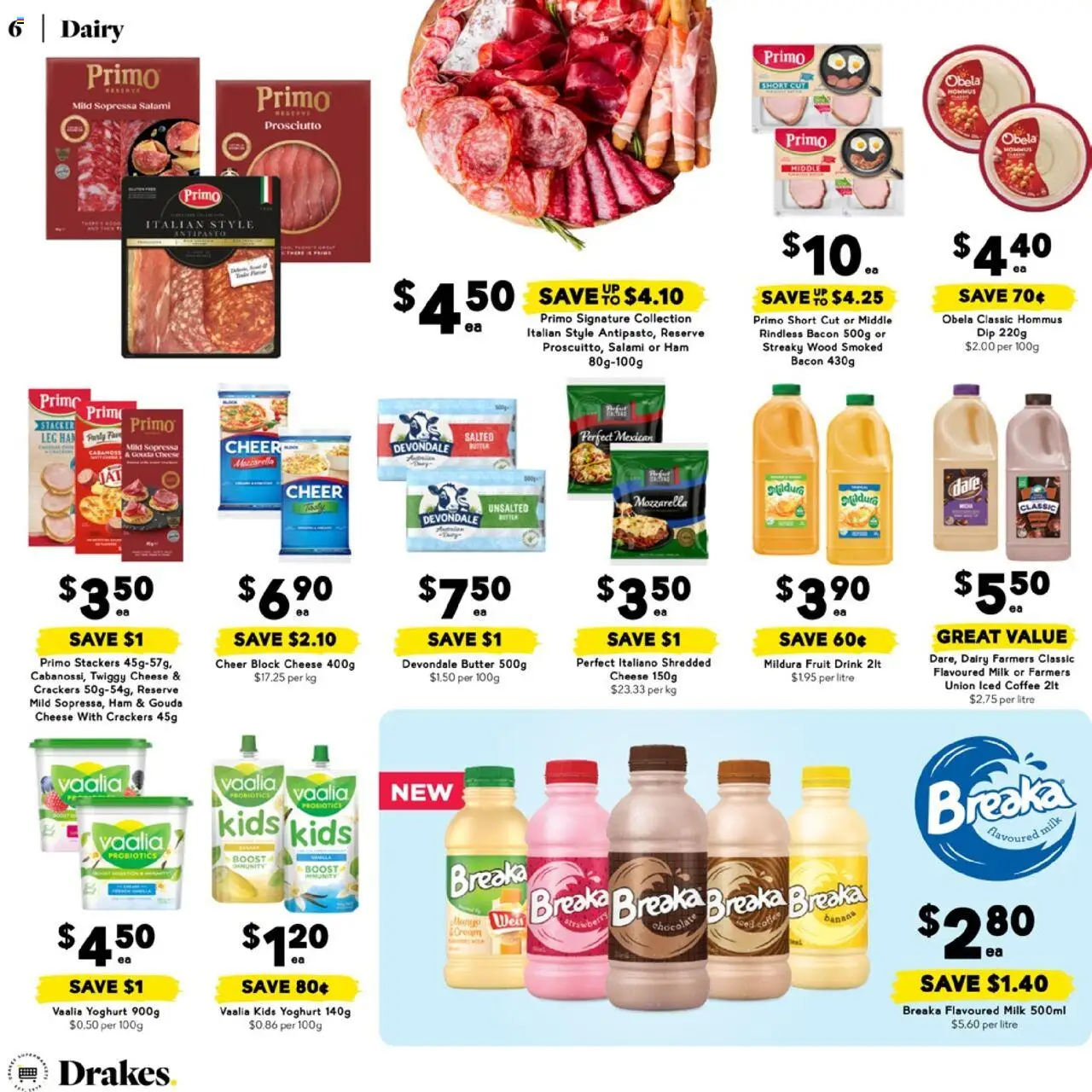 Drakes catalogue - valid from 11.06.2025 | Page: 6 | Products: Milk, Dairy, Coffee, Wood