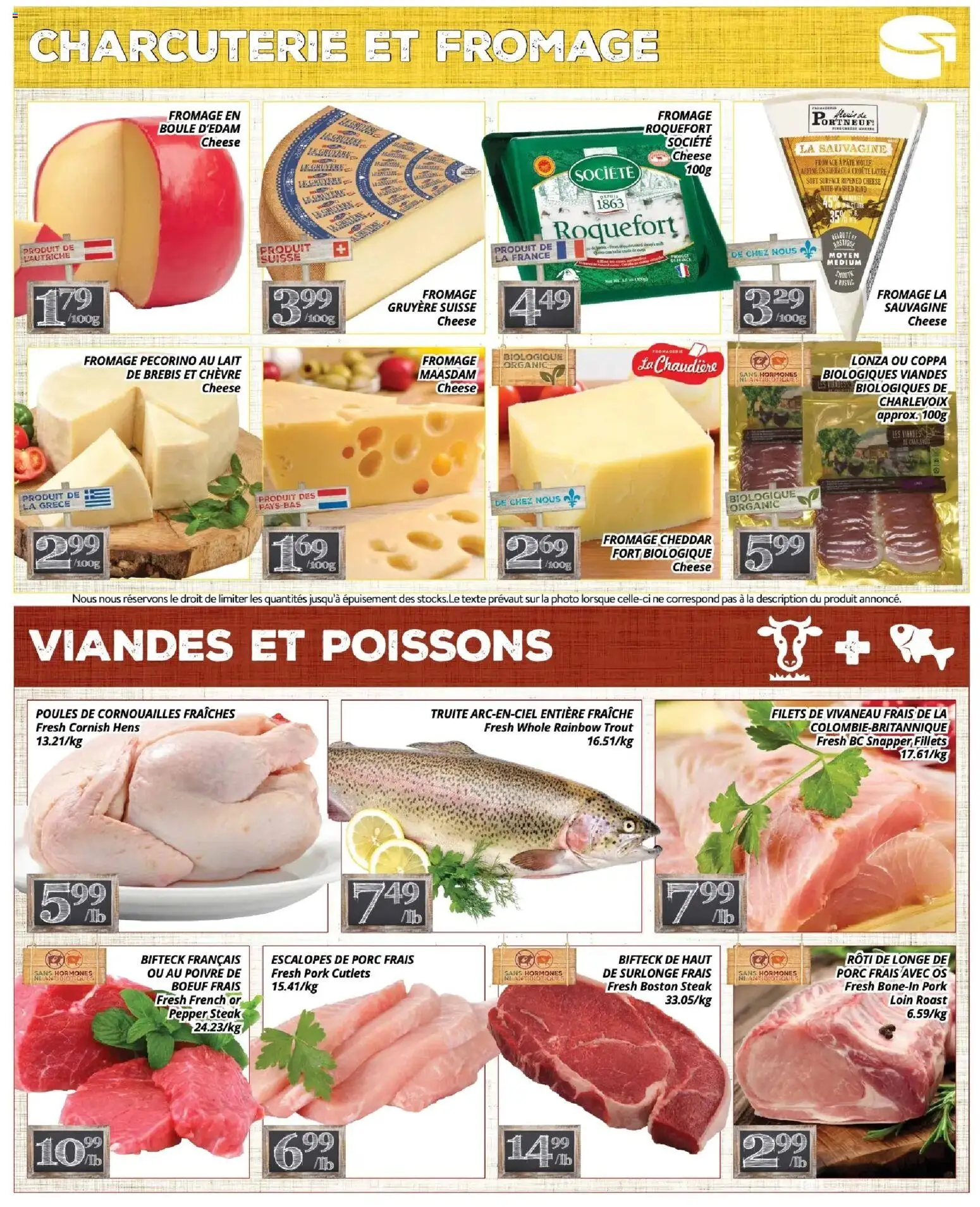 Pa Supermarché flyer valid from 24.11.2025 | Page: 3 | Products: Cheese, Pork