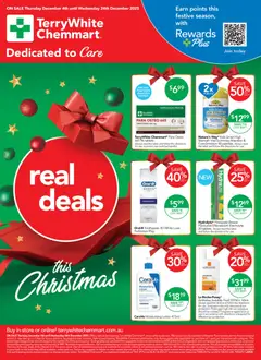 Preview of Terry White  Catalogue  - valid from 04.12.2025 | Page: 1 | Products: Lotion, Toothpaste, Phone, Tablets