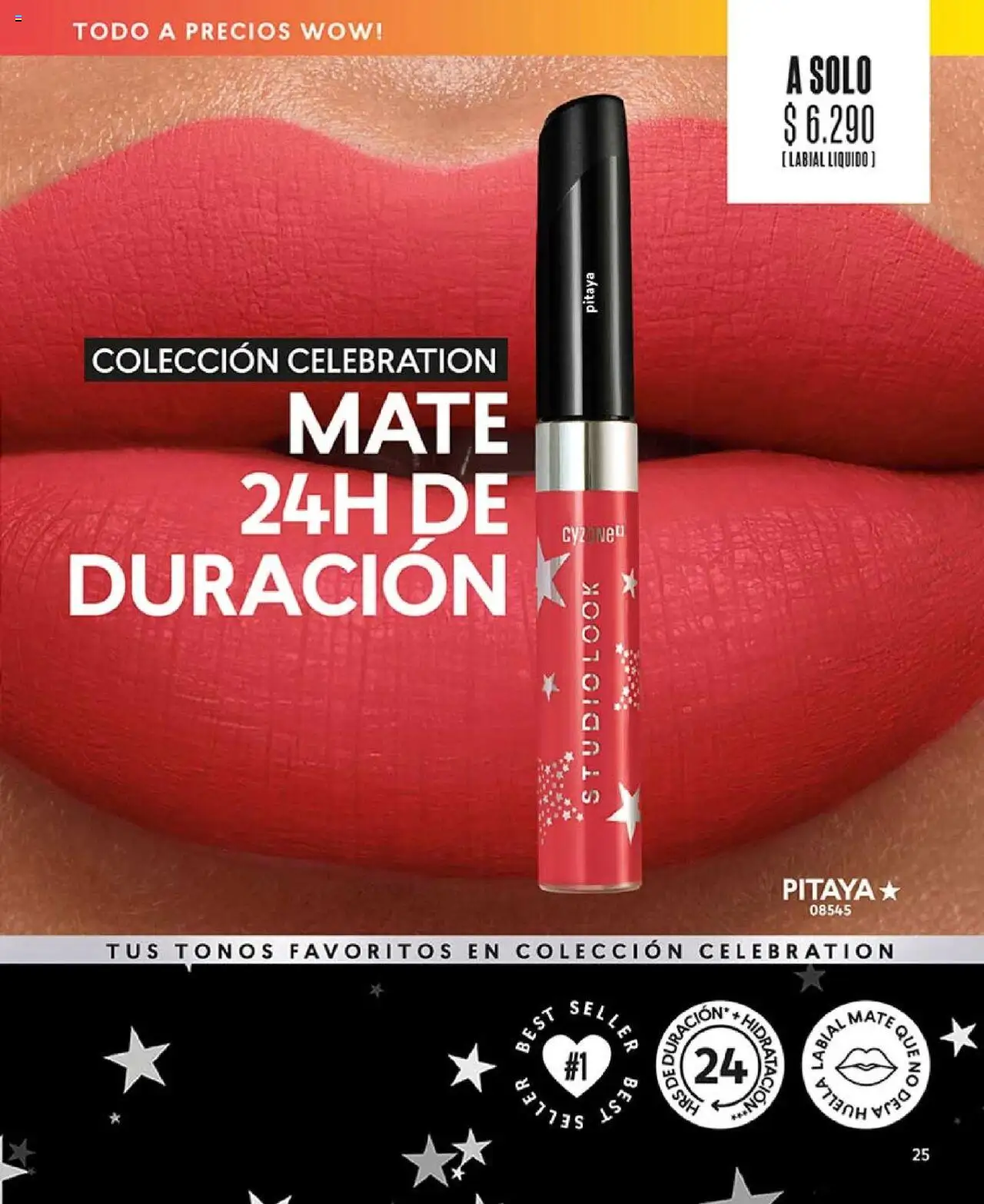Catálogo CyZone Campaña 14 │ válido desde el 31.08.2025 | Página: 25 | Productos: Mate, Labial