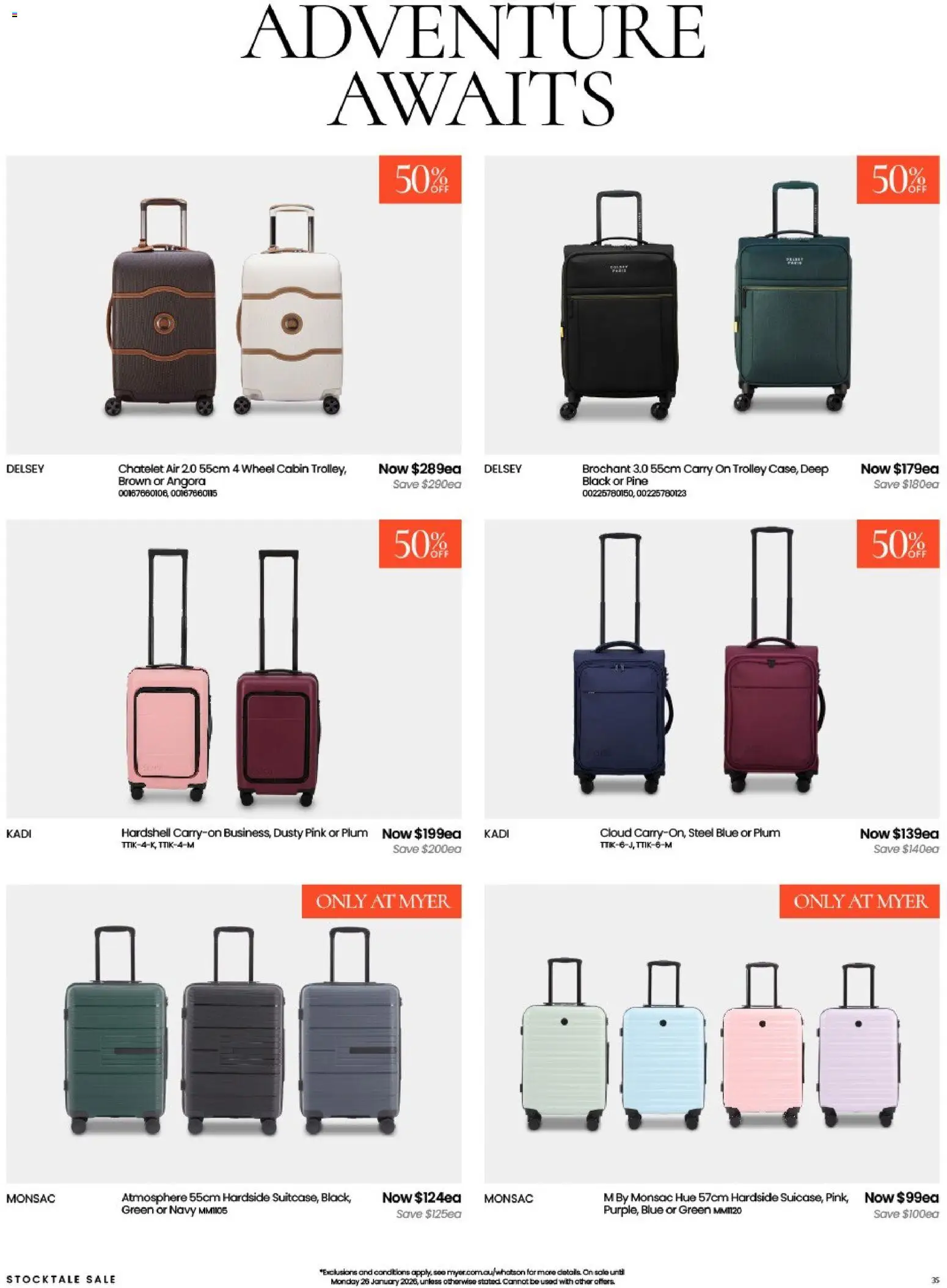 Myer catalogue - valid from 26.12.2025 | Page: 35 | Products: Trolley