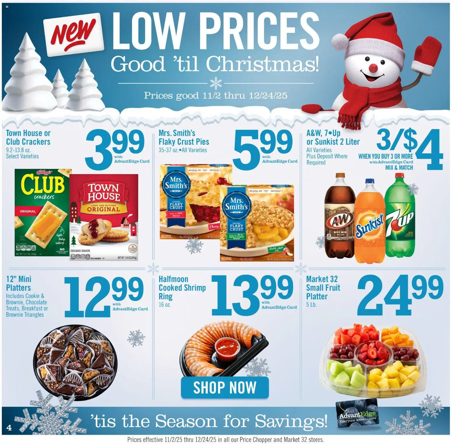 Price Chopper Holiday Flyer - valid from 02.11.2025 | Page: 4 | Products: Ring, Chocolate, Beer, Oven