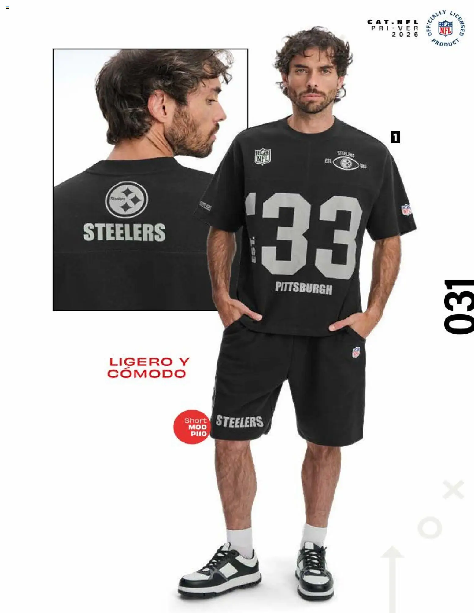 Nuevas ofertas de Price Shoes válidas en toda la República Mexicana desde el 20.03.2026. ¡Encuentra las mejores ofertas en Price Shoes catálogo NFL! | Página: 31 | Productos: Short