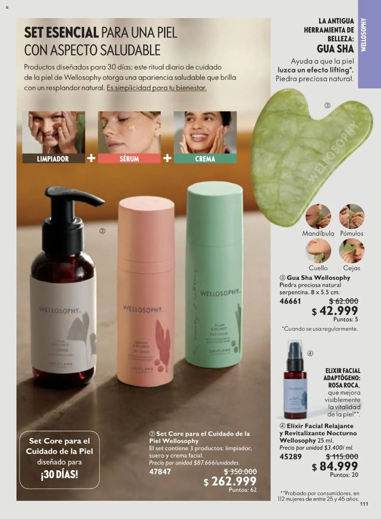 Oriflame revista - valida desde el 12.07.2025 | Página: 111 | Productos: Crema, Serum, Limpiador, Cuello