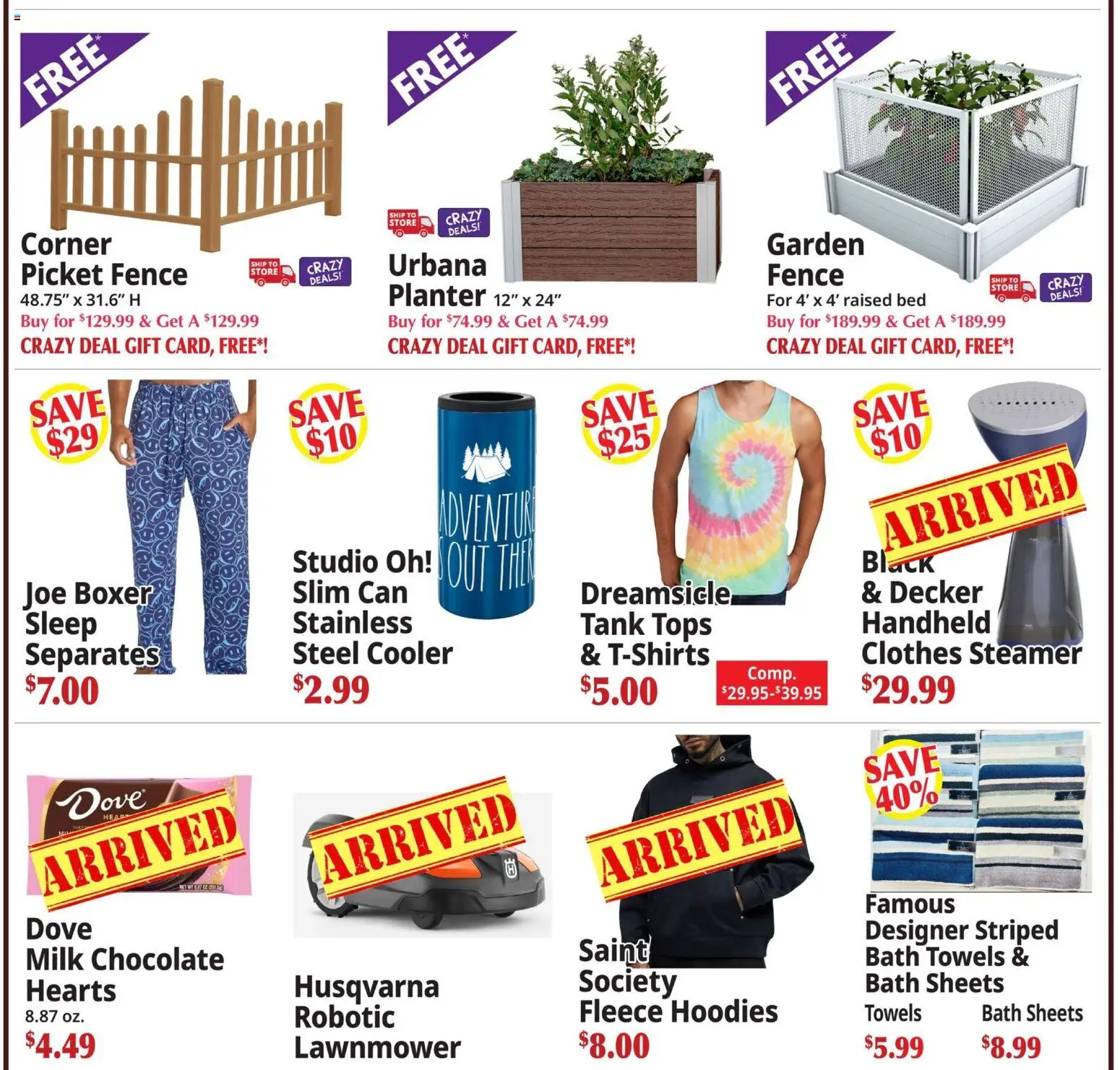 Ocean State Job Lot Ad - valid from 12.02.2026 | Page: 4 | Products: Bath, Milk, Clothes, Steamer