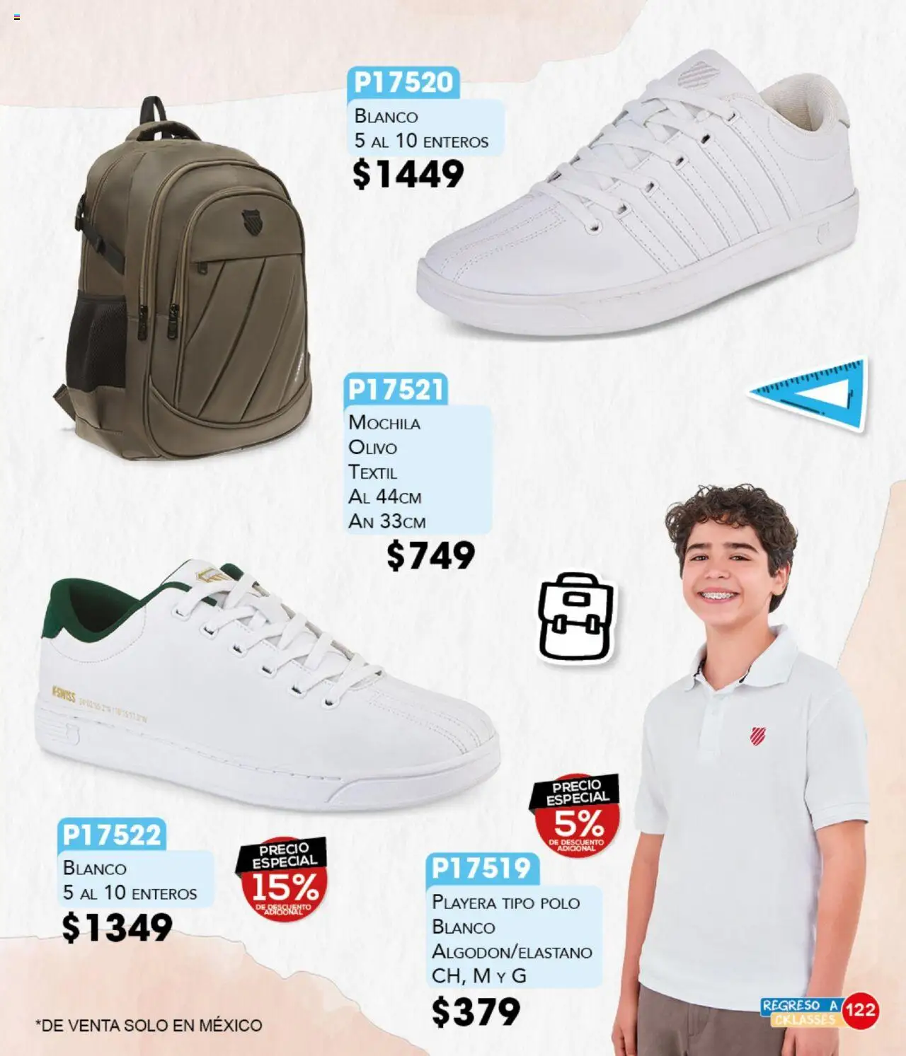 Nuevas ofertas de Cklass válidas en toda la República Mexicana desde el 18.08.2025. ¡Encuentra las mejores ofertas en Cklass - Catálogo Regreso a Clases! | Página: 123 | Productos: Mochila, Playera