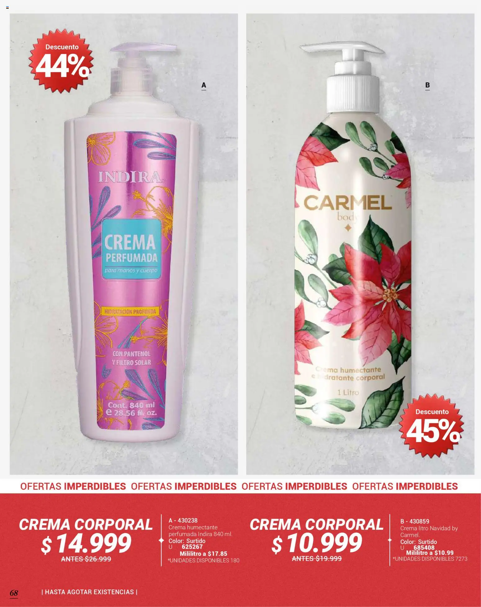 Carmel revista - valida desde el 01.05.2026 | Página: 256 | Productos: Crema, Body