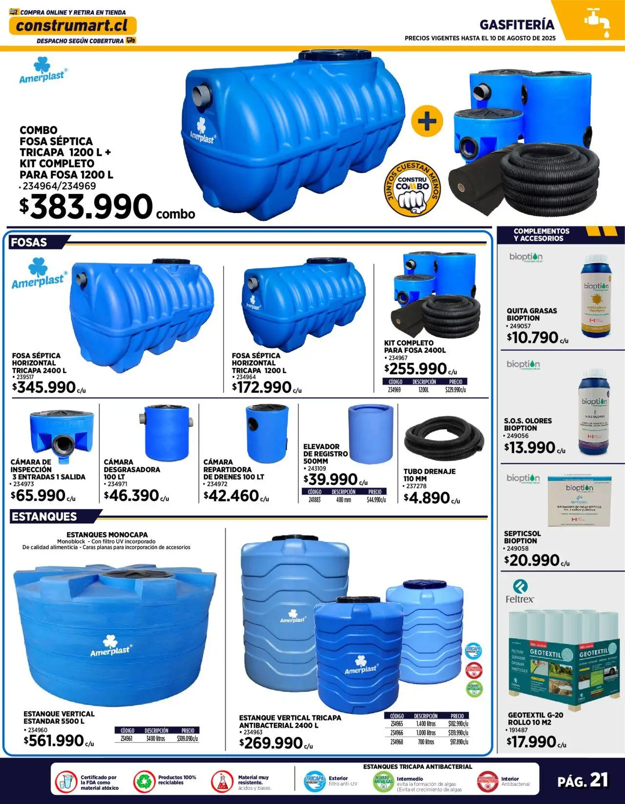 Construmart ofertas  │ válido desde el 01.08.2025 | Página: 21 | Productos: Cámara
