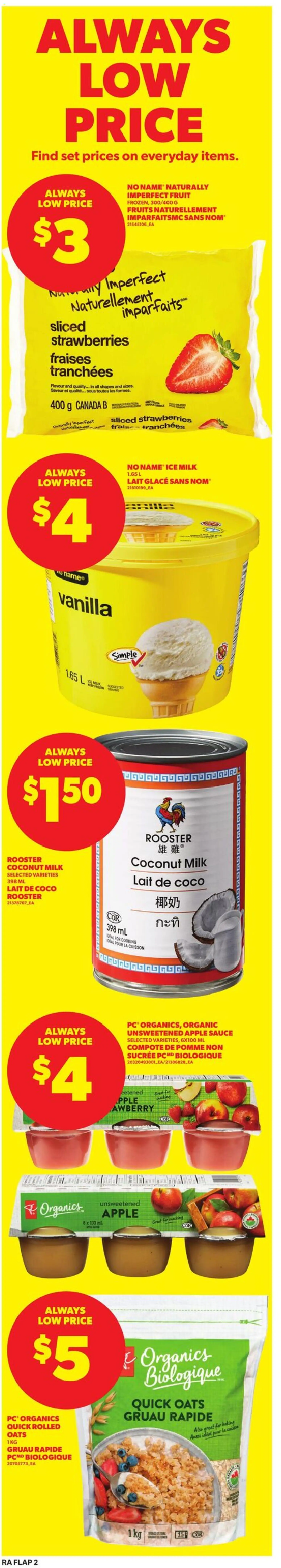 Atlantic Superstore flyer valid from 16.04.2026 | Page: 2 | Products: Strawberries, Milk