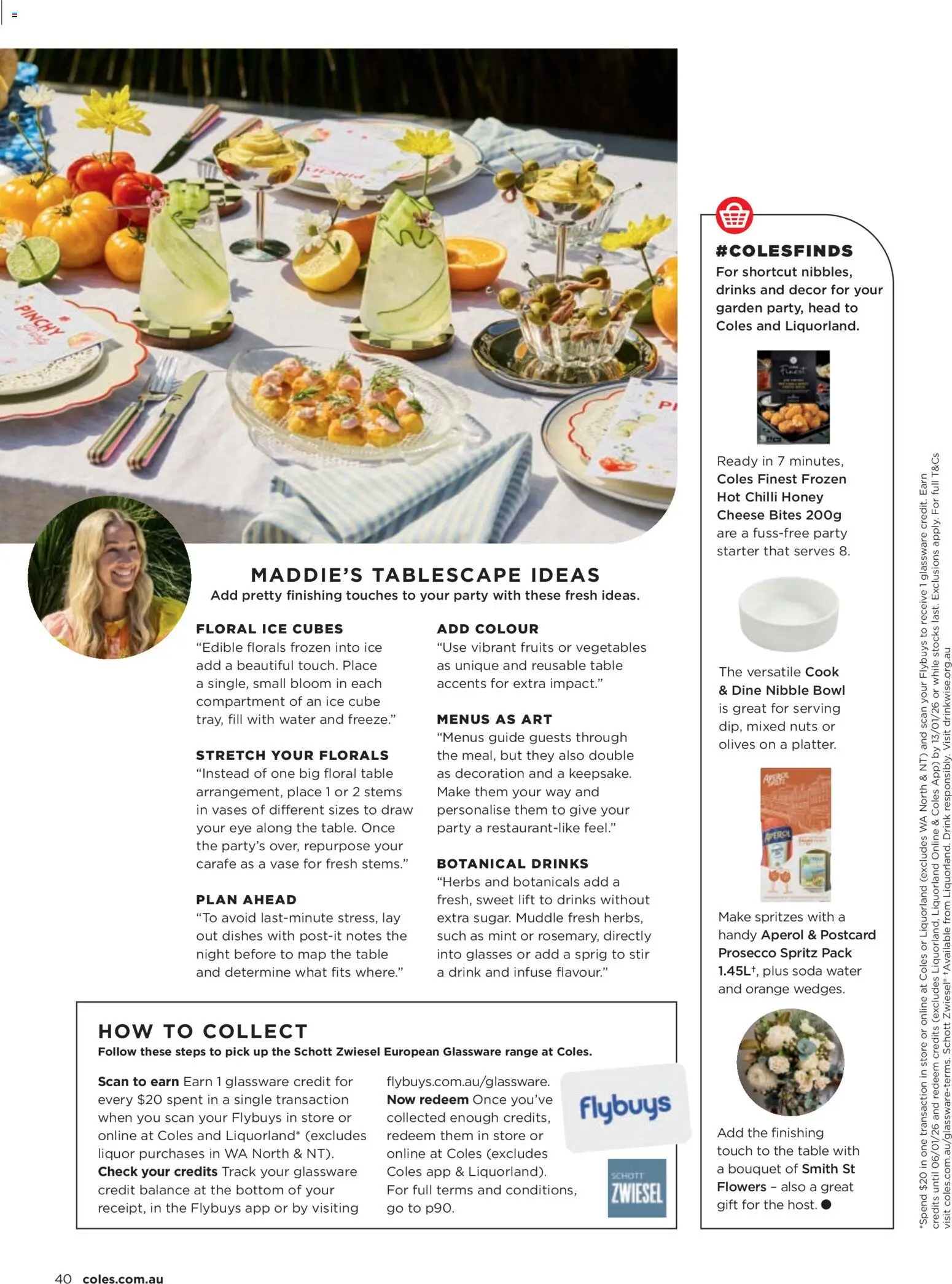 Coles catalogue - valid from 06.11.2025 | Page: 40 | Products: Vase, Glassware, Olives, Fruits