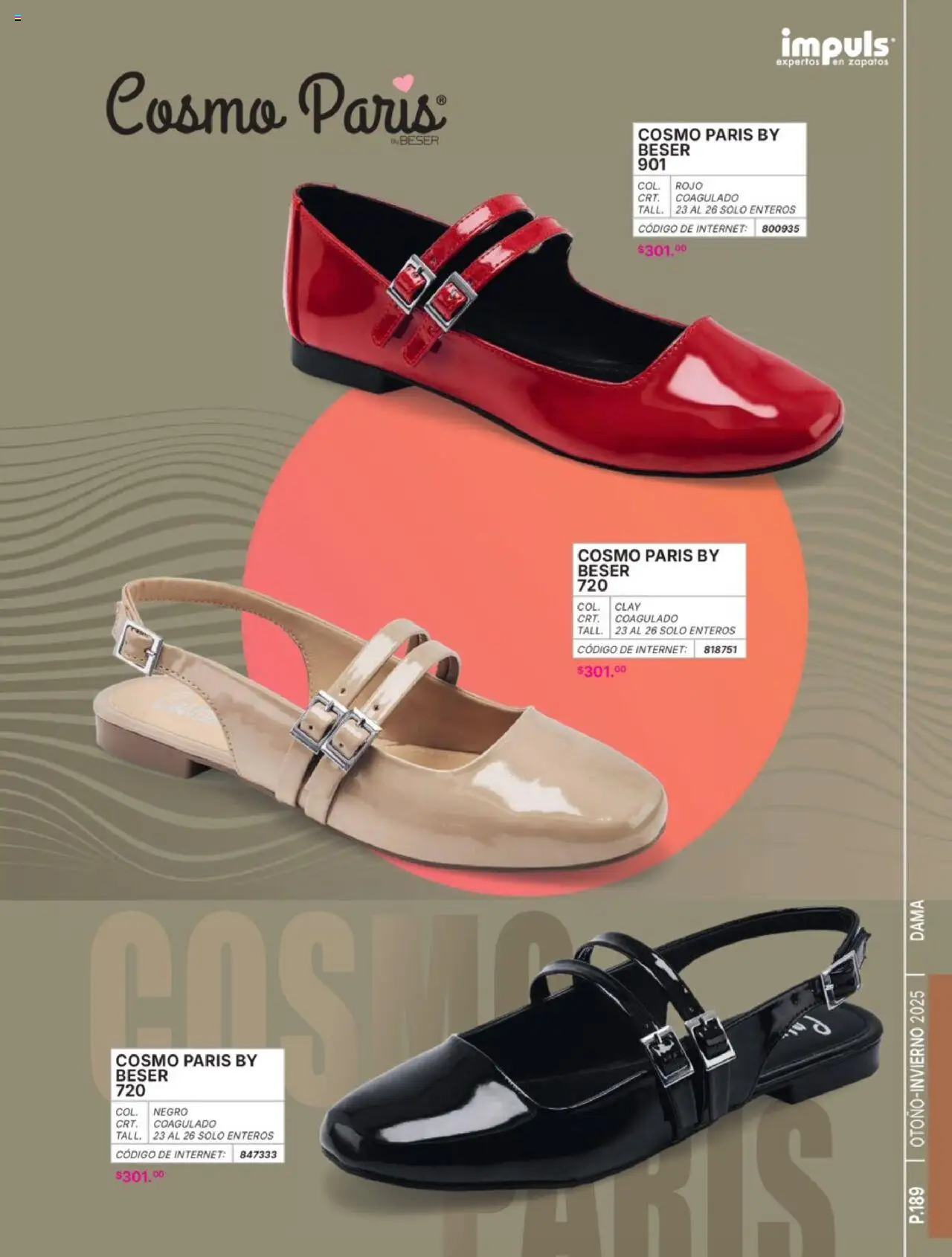 Nuevas ofertas de Impuls válidas en toda la República Mexicana desde el 07.07.2025. ¡Encuentra las mejores ofertas en Impuls catálogo Dama Otoño-Invierno 2025! | Página: 191 | Productos: Zapatos