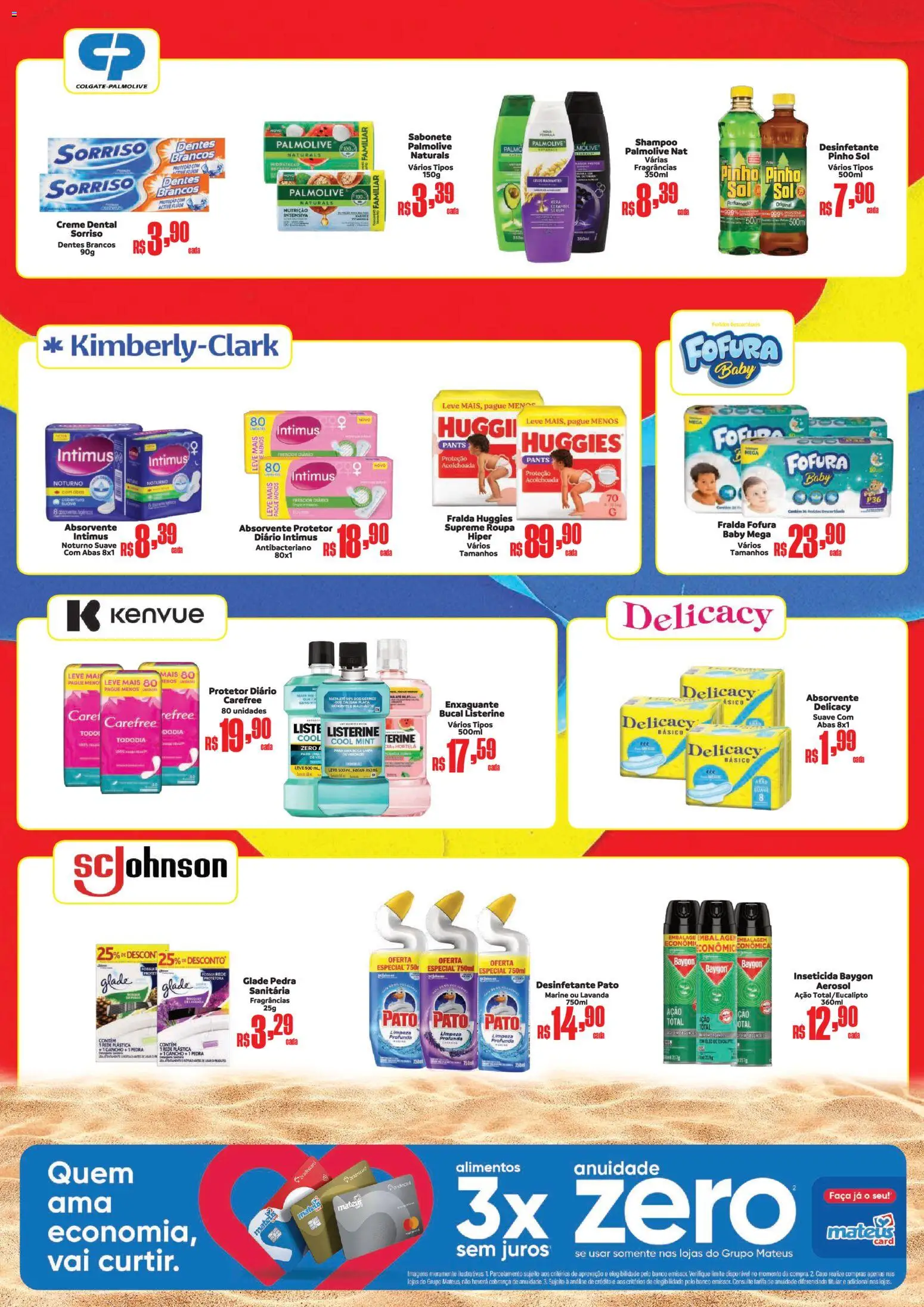 Mateus Folheto - válido de 09.01.2026 | Página: 3 | Produtos: Faca, Creme, Sabonete, Absorvente