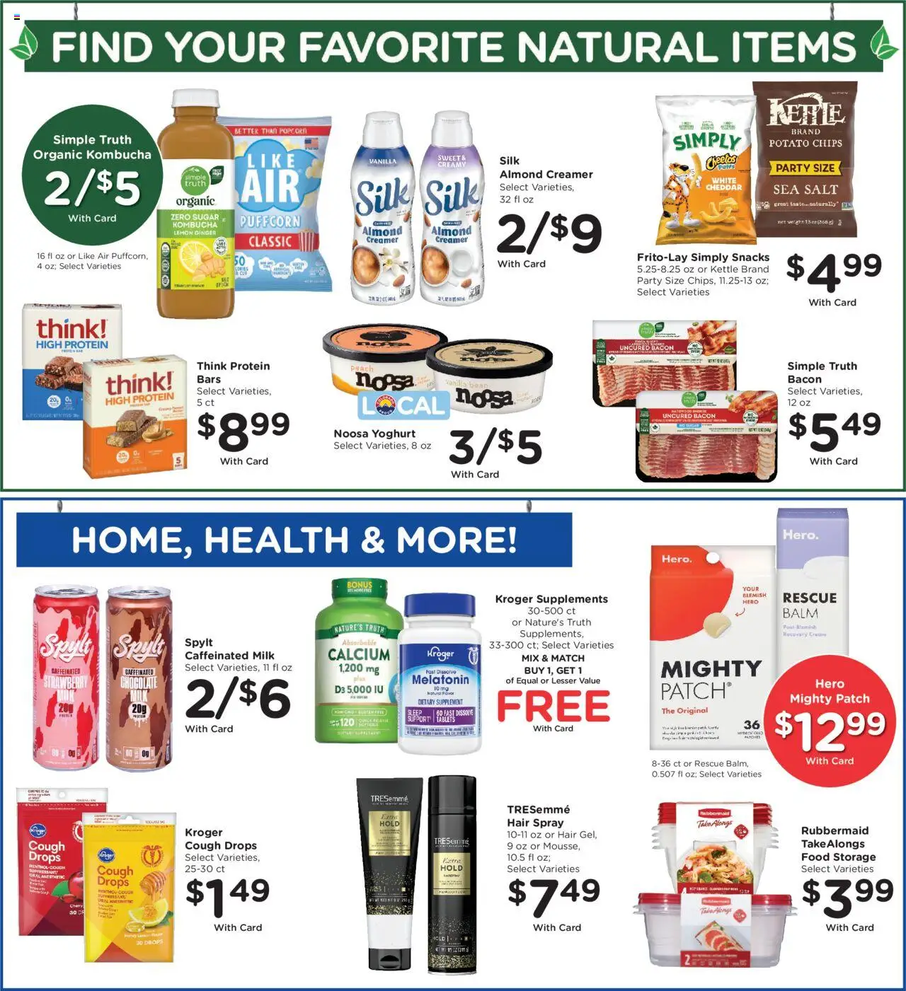 King Soopers Weekly Ad - valid from 08.10.2025 | Page: 9 | Products: Melatonin, Milk, Chocolate, Salt