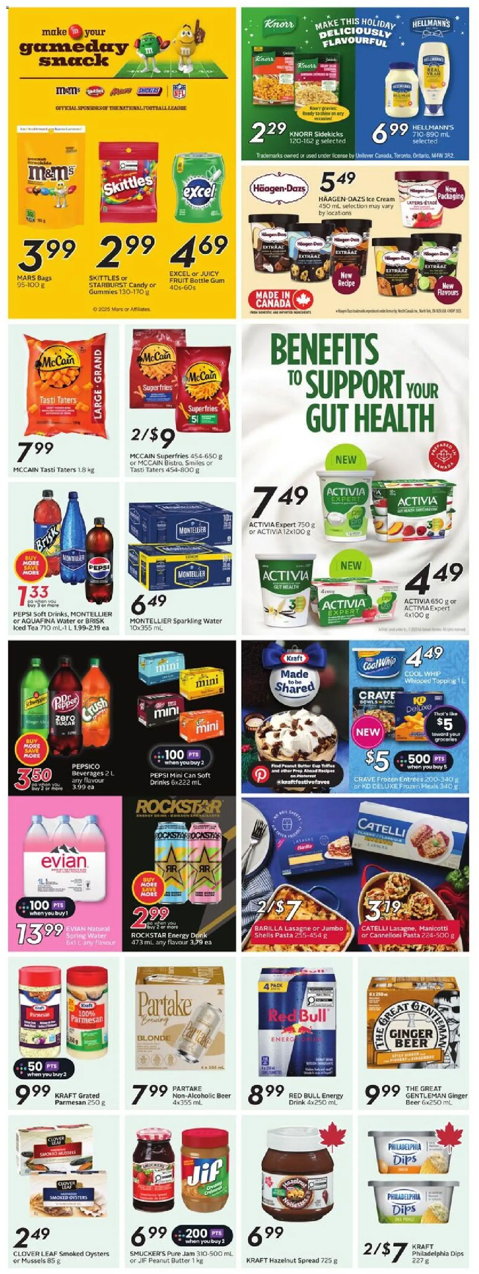 Sobeys flyer valid from 18.12.2025 | Page: 23 | Products: Tea, Pasta, Cream, Butter
