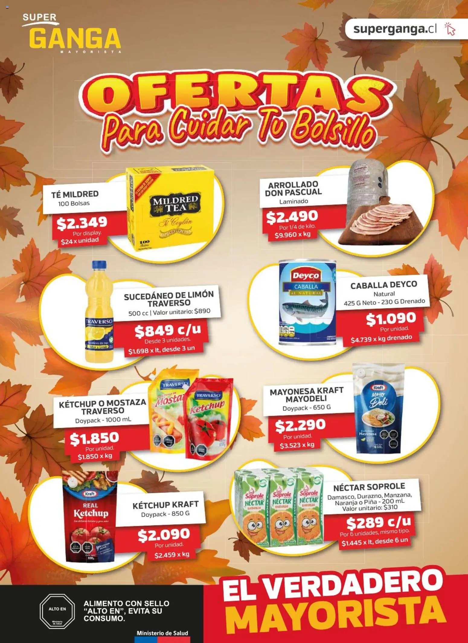 Super Ganga ofertas  │ válido desde el 09.04.2026 | Página: 1 | Productos: Lima, Té, Ketchup, Mostaza