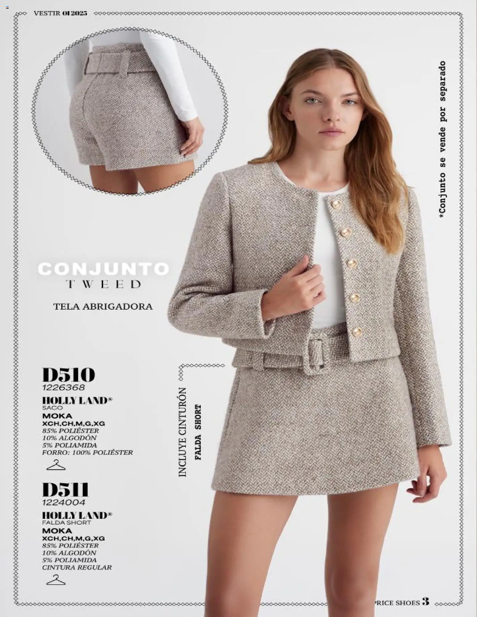 Nuevas ofertas de Price Shoes válidas en toda la República Mexicana desde el 12.11.2025. ¡Encuentra las mejores ofertas en Price Shoes catálogo Vestir otoño/invierno! | Página: 3 | Productos: Cinturón, Conjunto, Falda, Short