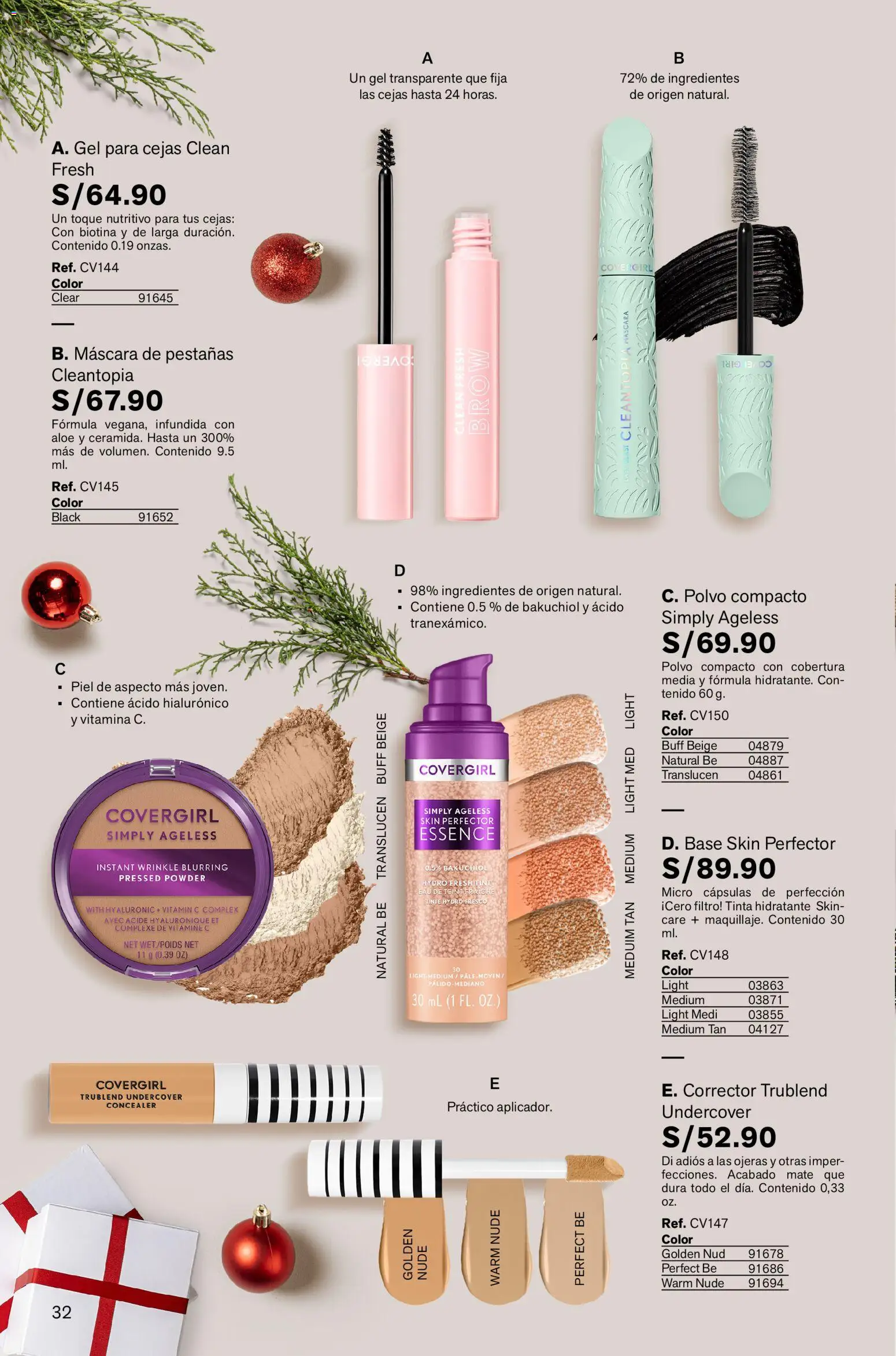 Catálogo Leonisa válido desde 13.11.2025 | Página: 32 | Productos: Máscara, Corrector, Polvo