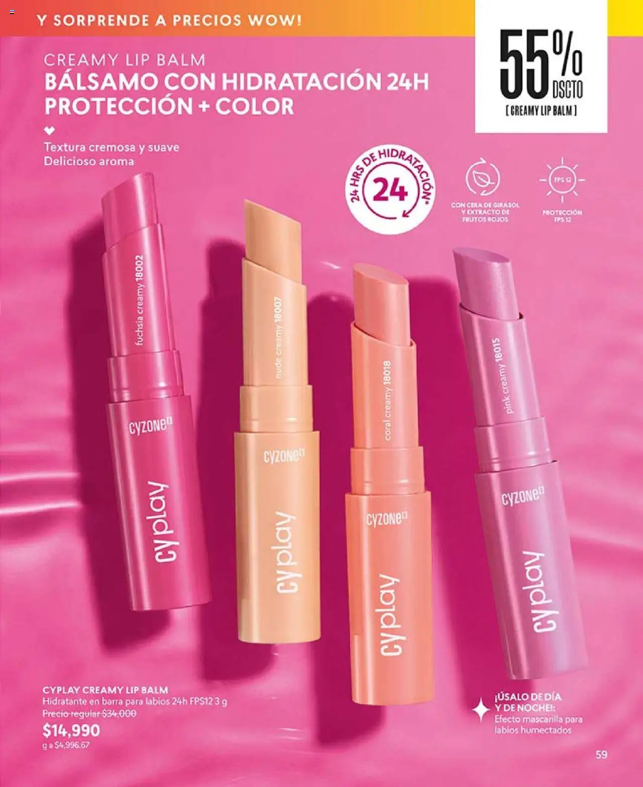 CyZone revista - valida desde el 18.08.2025 | Página: 59 | Productos: Bálsamo, Cera, Mascarilla