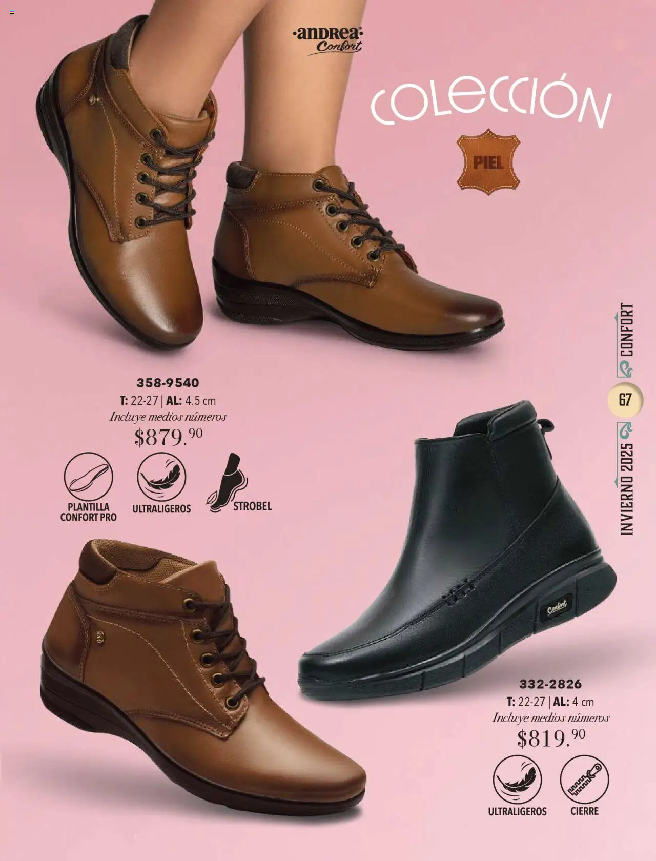 Nuevas ofertas de Andrea válidas en toda la República Mexicana desde el 13.10.2025. ¡Encuentra las mejores ofertas en Andrea - Catálogo Invierno! | Página: 67